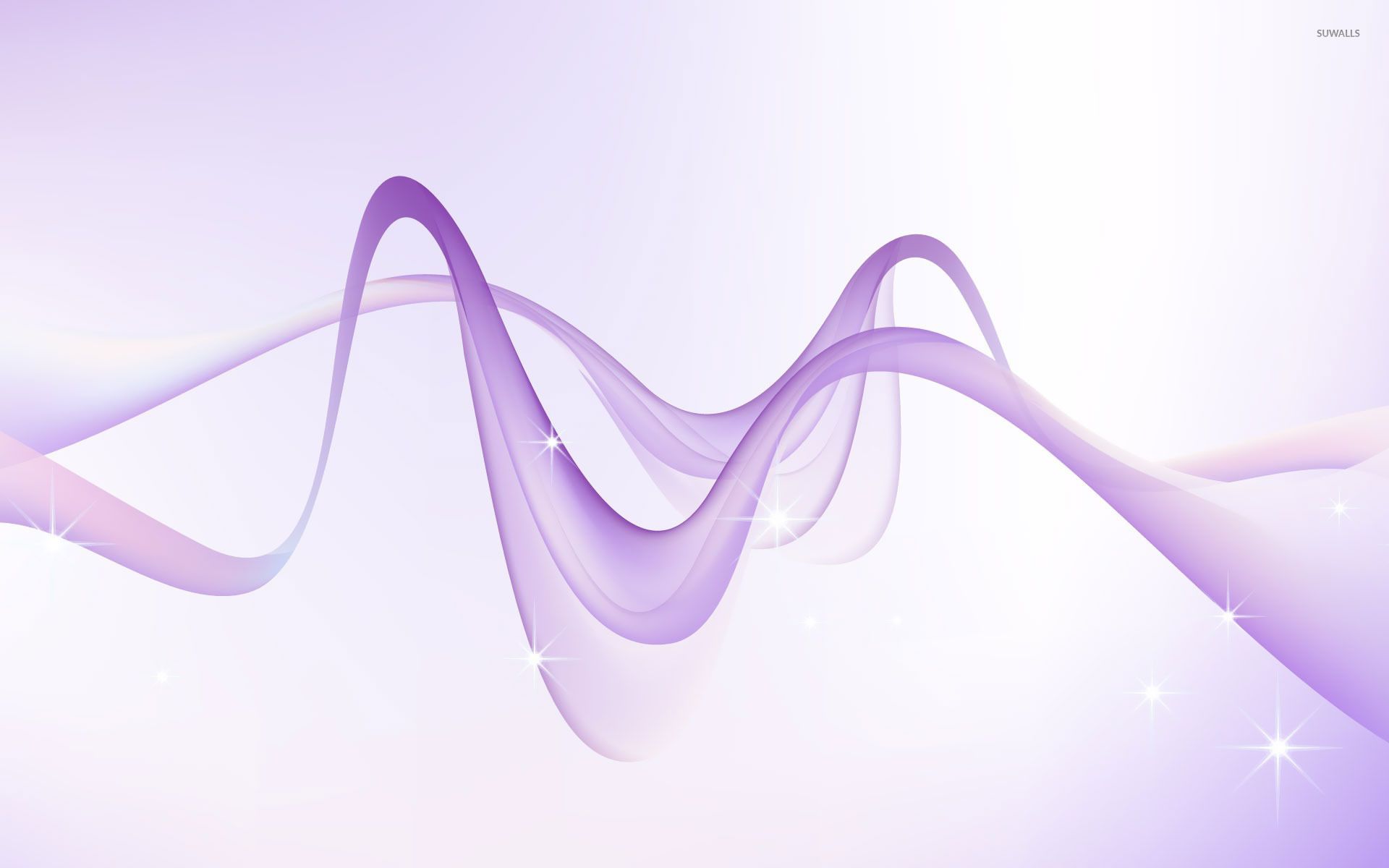 Abstract Purple Waves Wallpapers