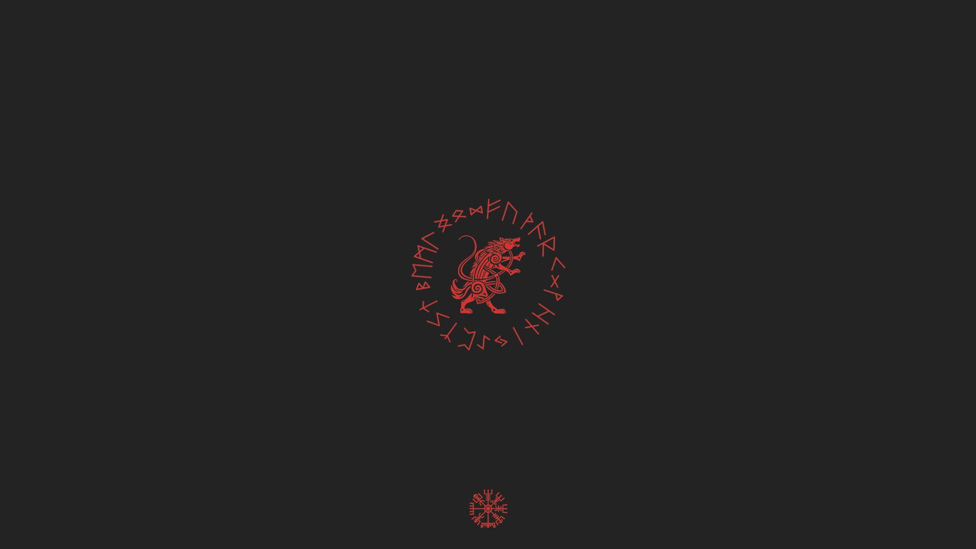 Assassin'S Creed Valhalla Fenrir Minimalist Wallpapers