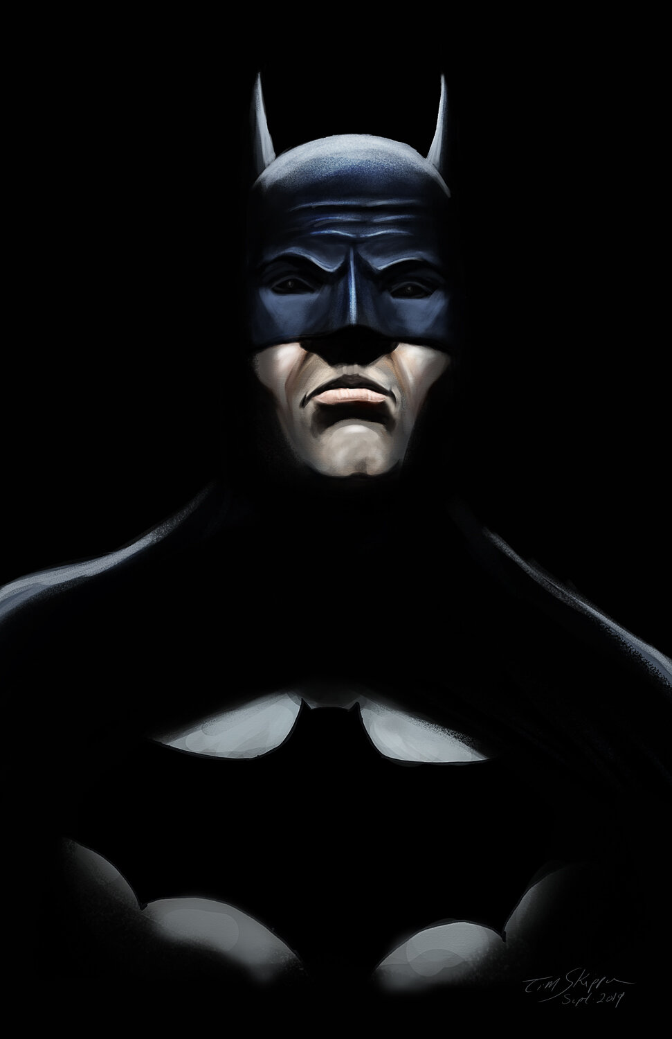 Batman Amoled Fanart Wallpapers