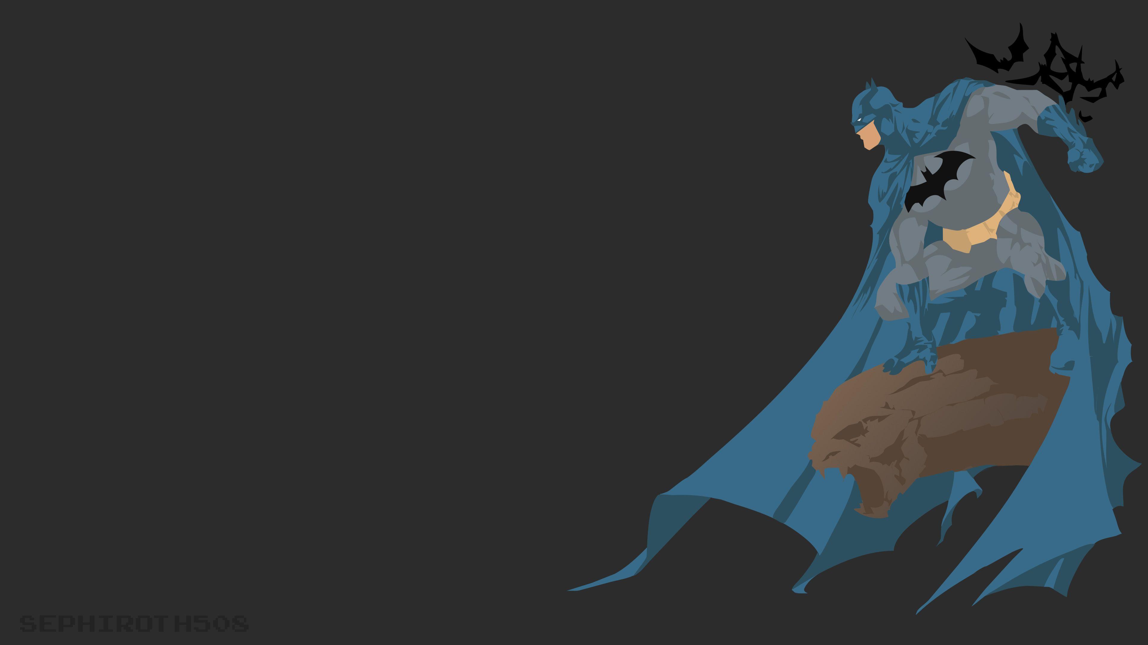 Batman Minimal Illustration Wallpapers