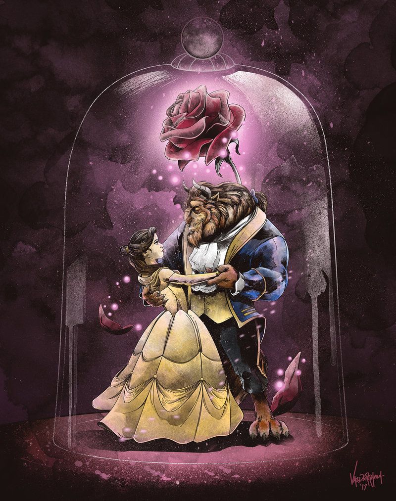 Beauty And The Beast Artwork Wallpapers