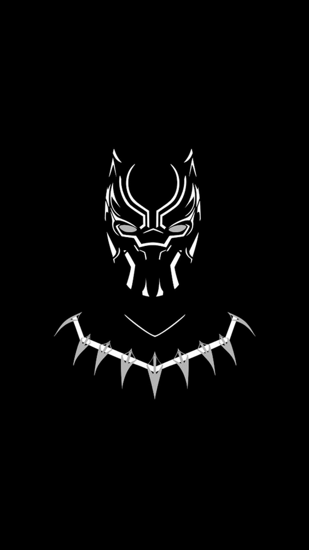 Black Panther Minimalism Wallpapers