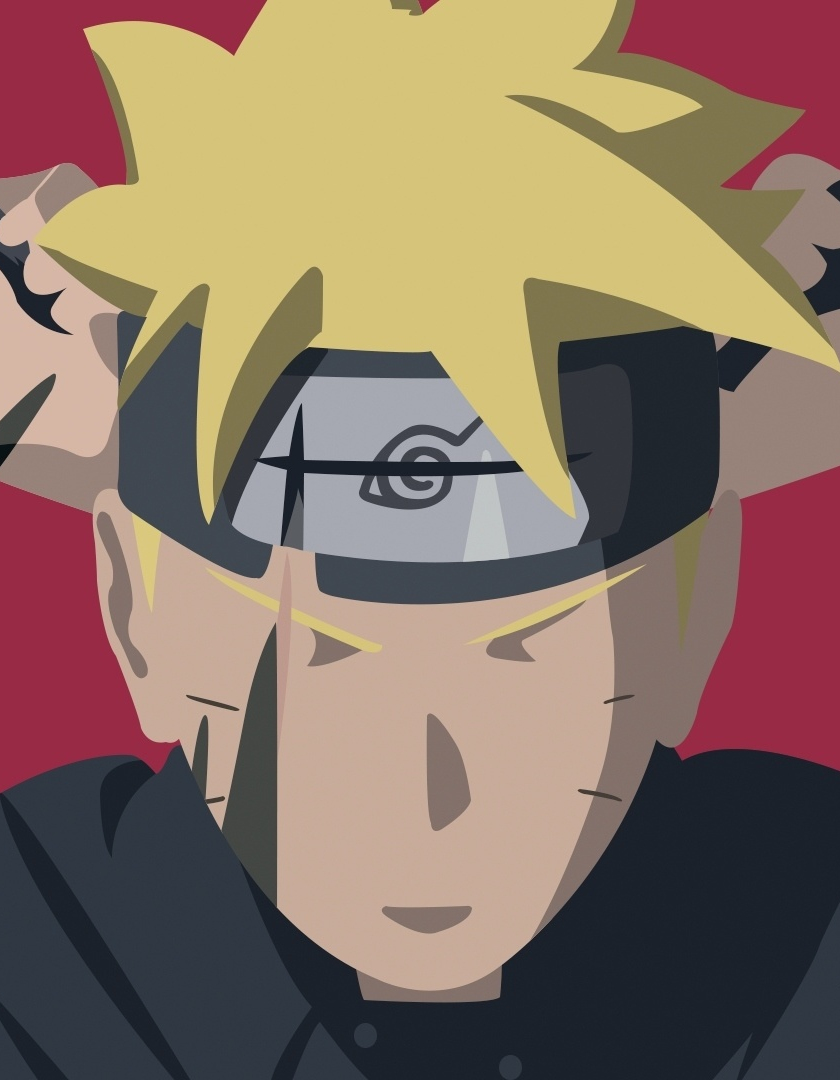 Boruto Uzumaki Minimalist Wallpapers