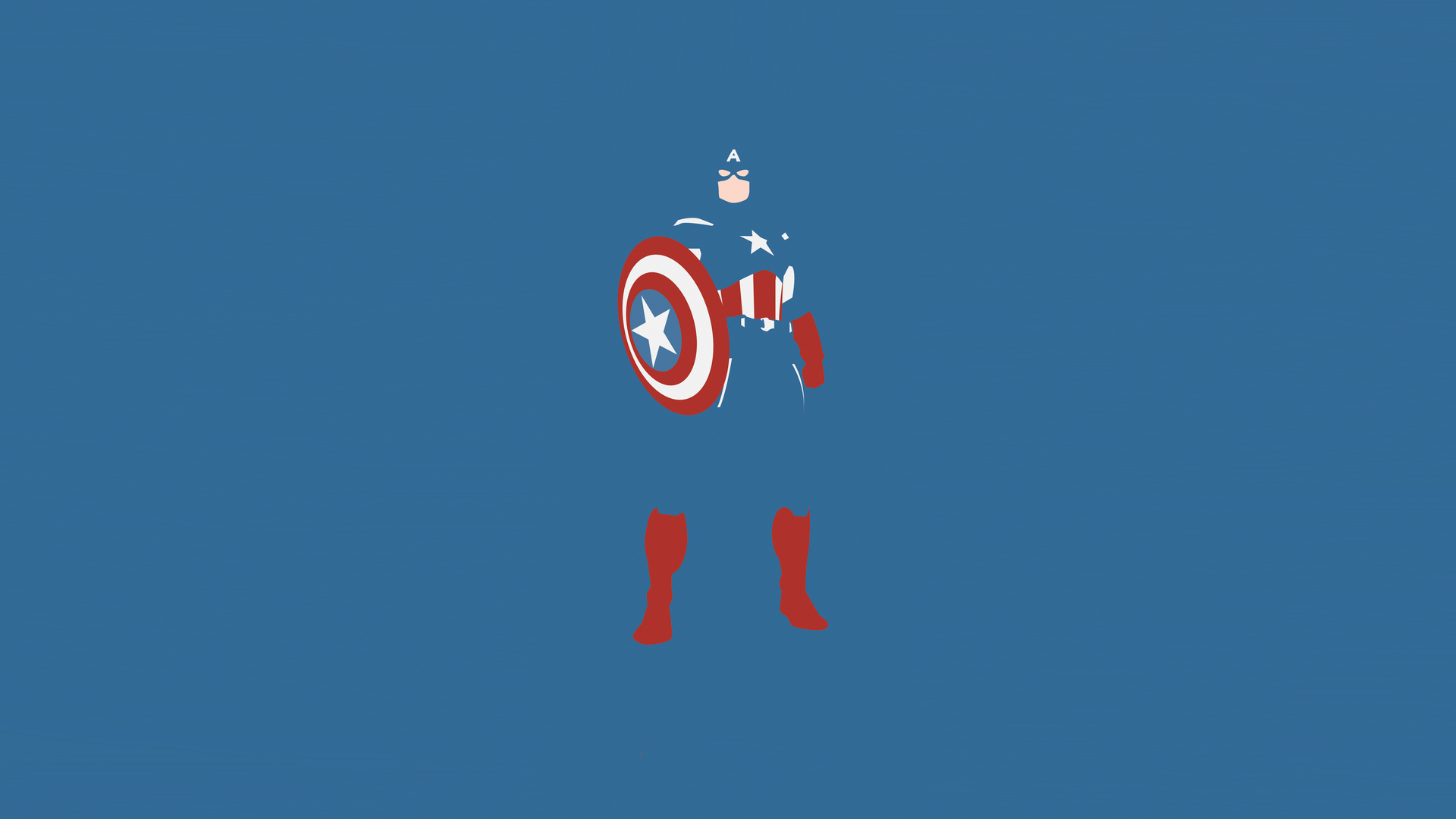 Captain America Marvel Comics Minimalism Wallpapers