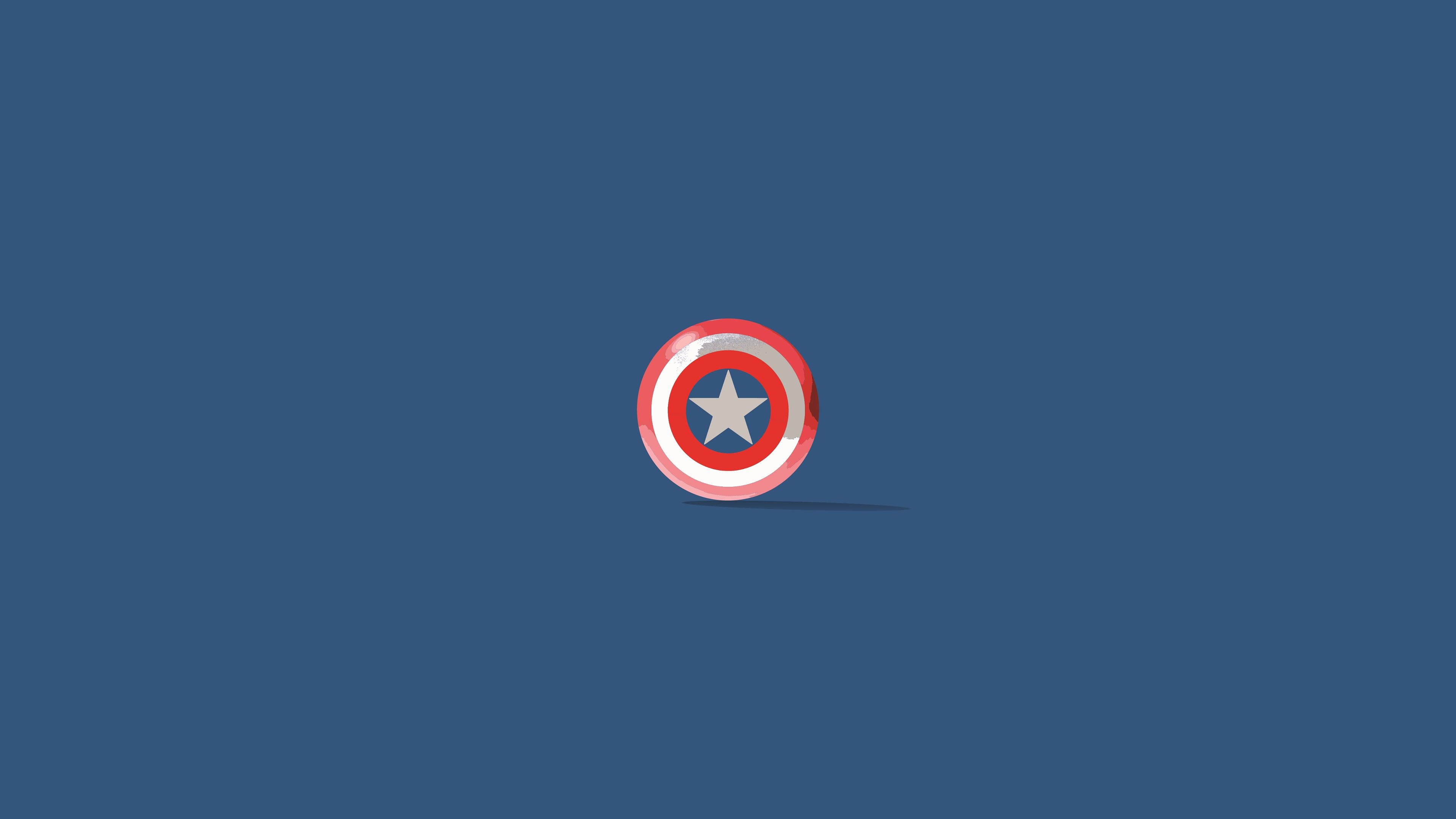 Captain America Minimalist Design Wallpapers