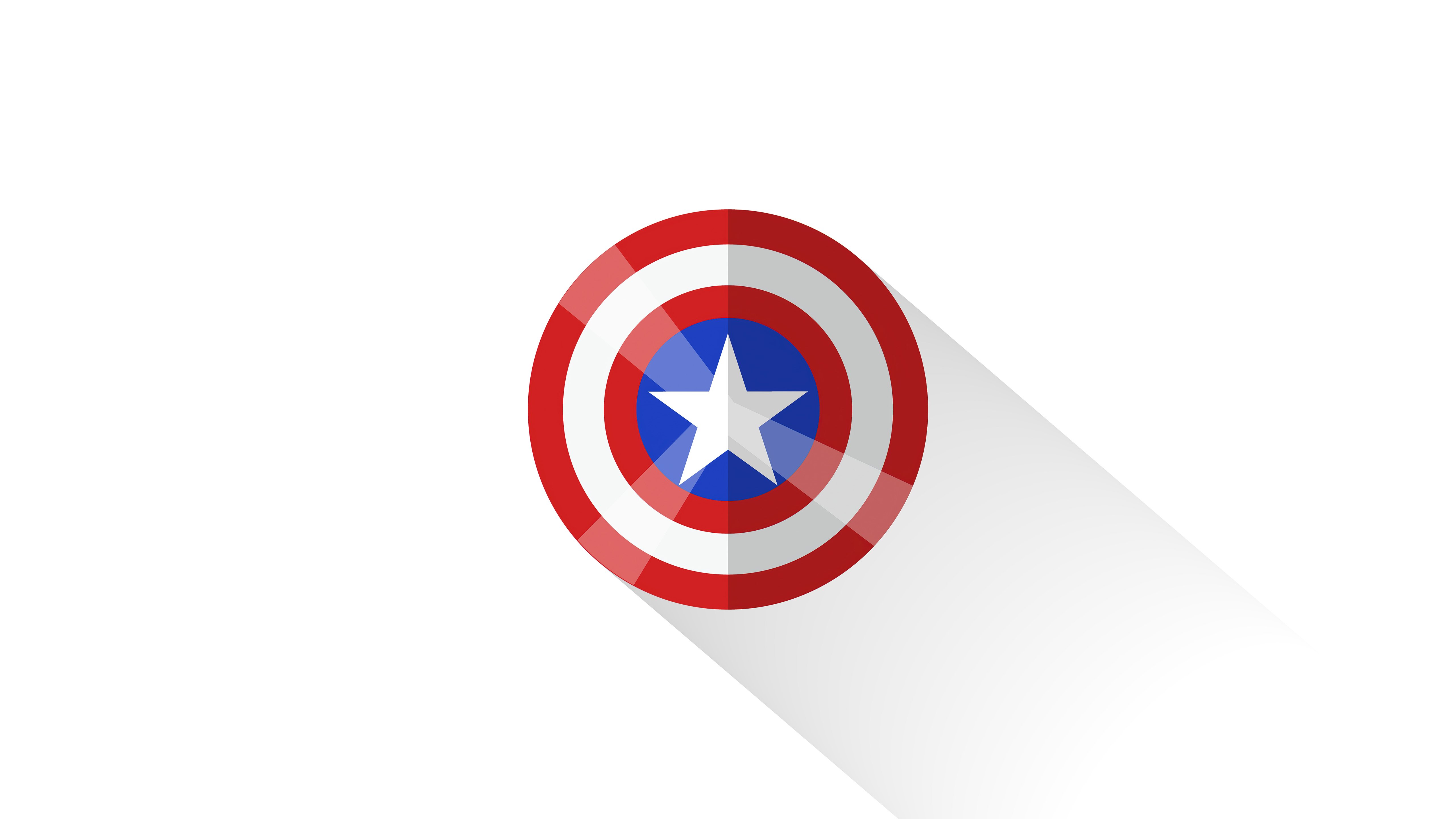 Captain America Minimalist Design Wallpapers