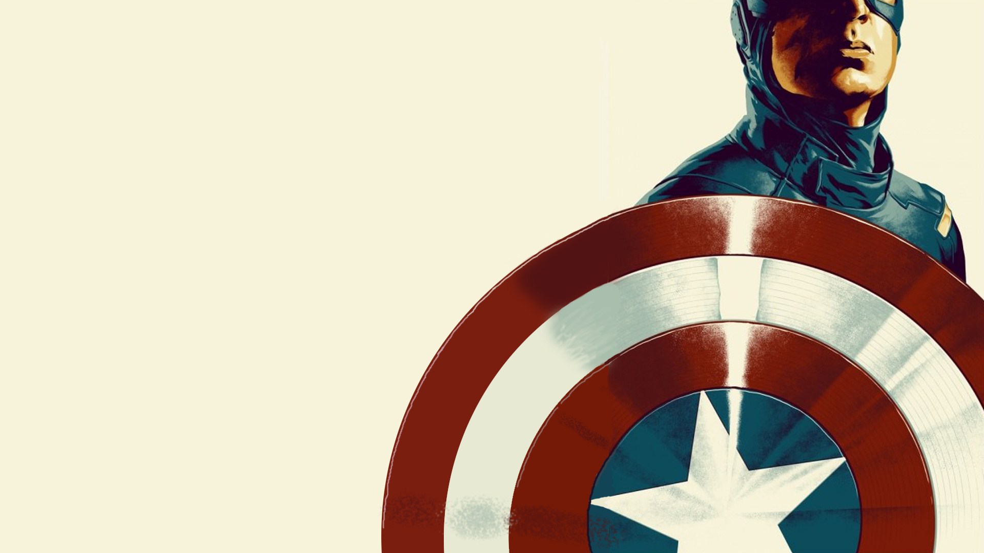 Captain America Minimalist Design Wallpapers