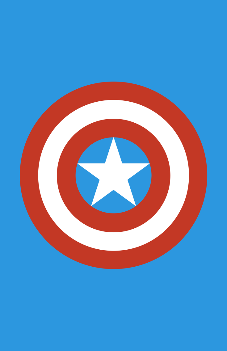 Captain America Minimalist Design Wallpapers