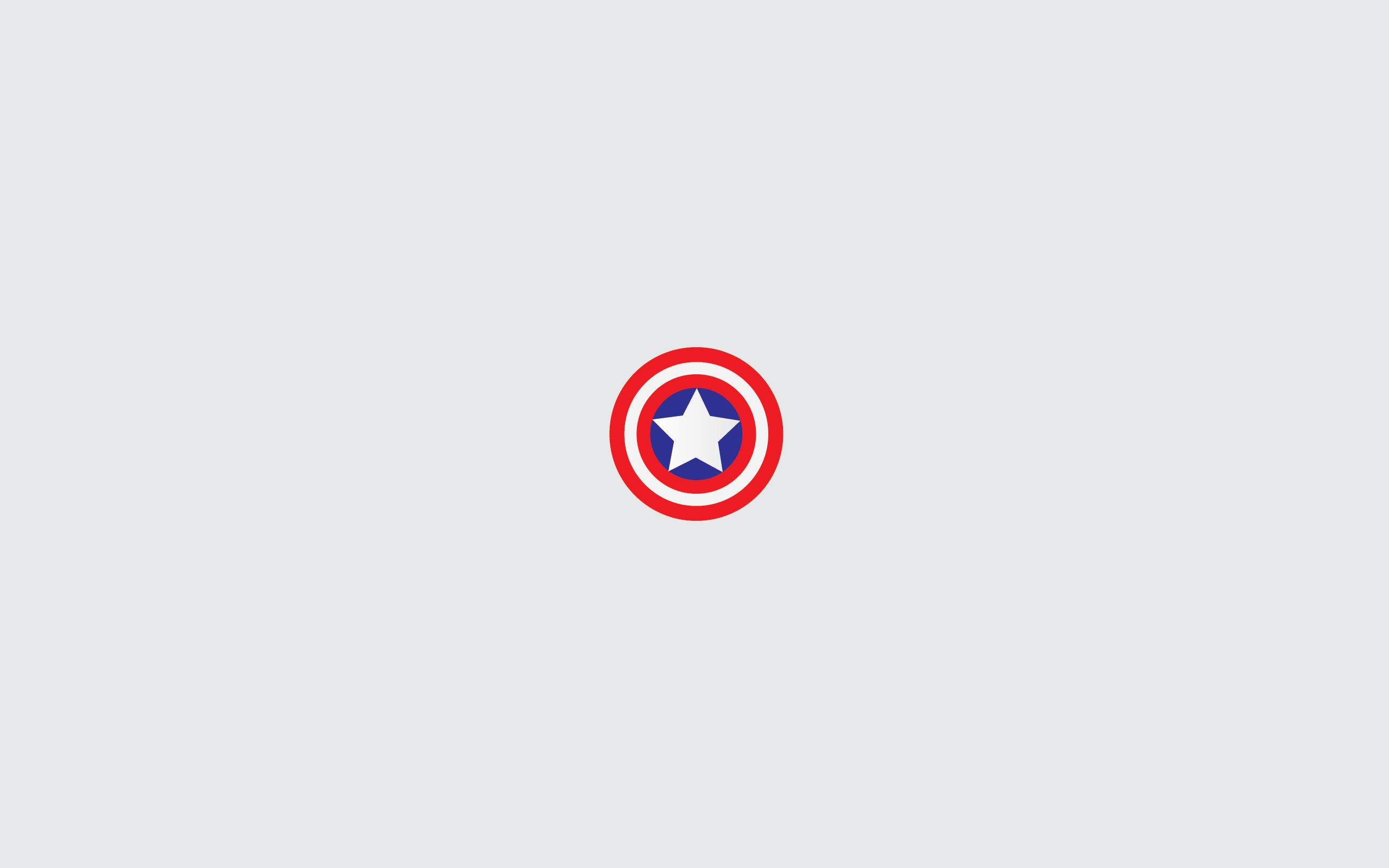 Captain America Minimalist Logo 4K Wallpapers