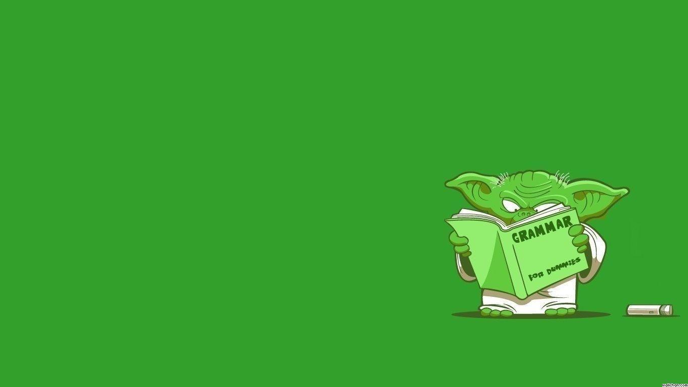 Cool Baby Yoda Minimalist Wallpapers