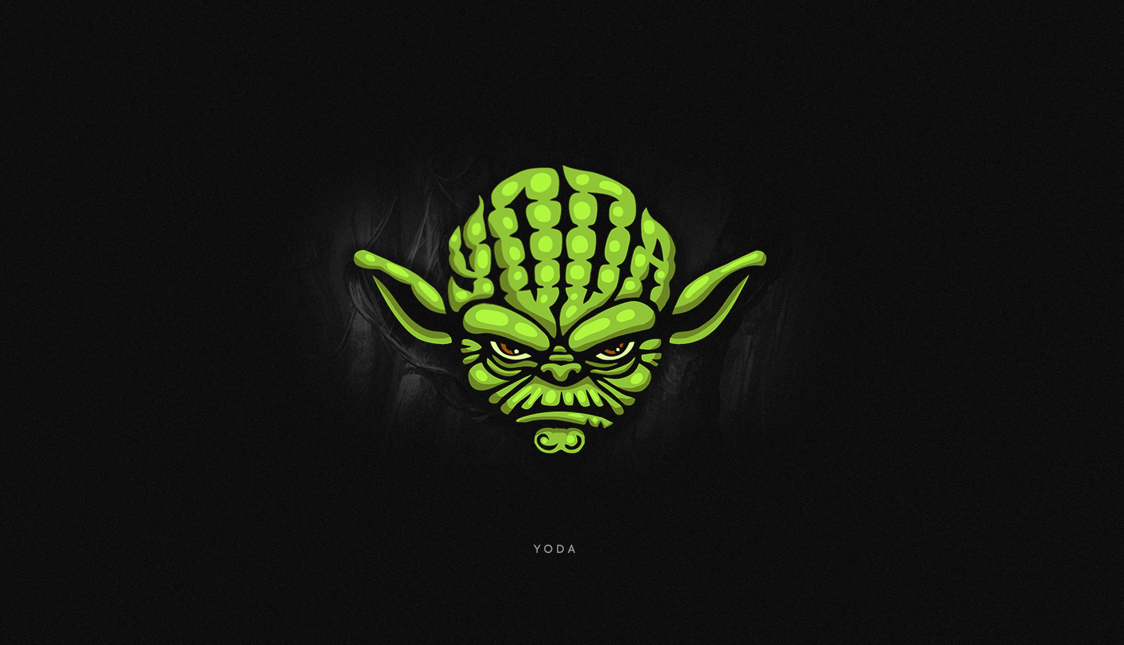 Cool Baby Yoda Minimalist Wallpapers