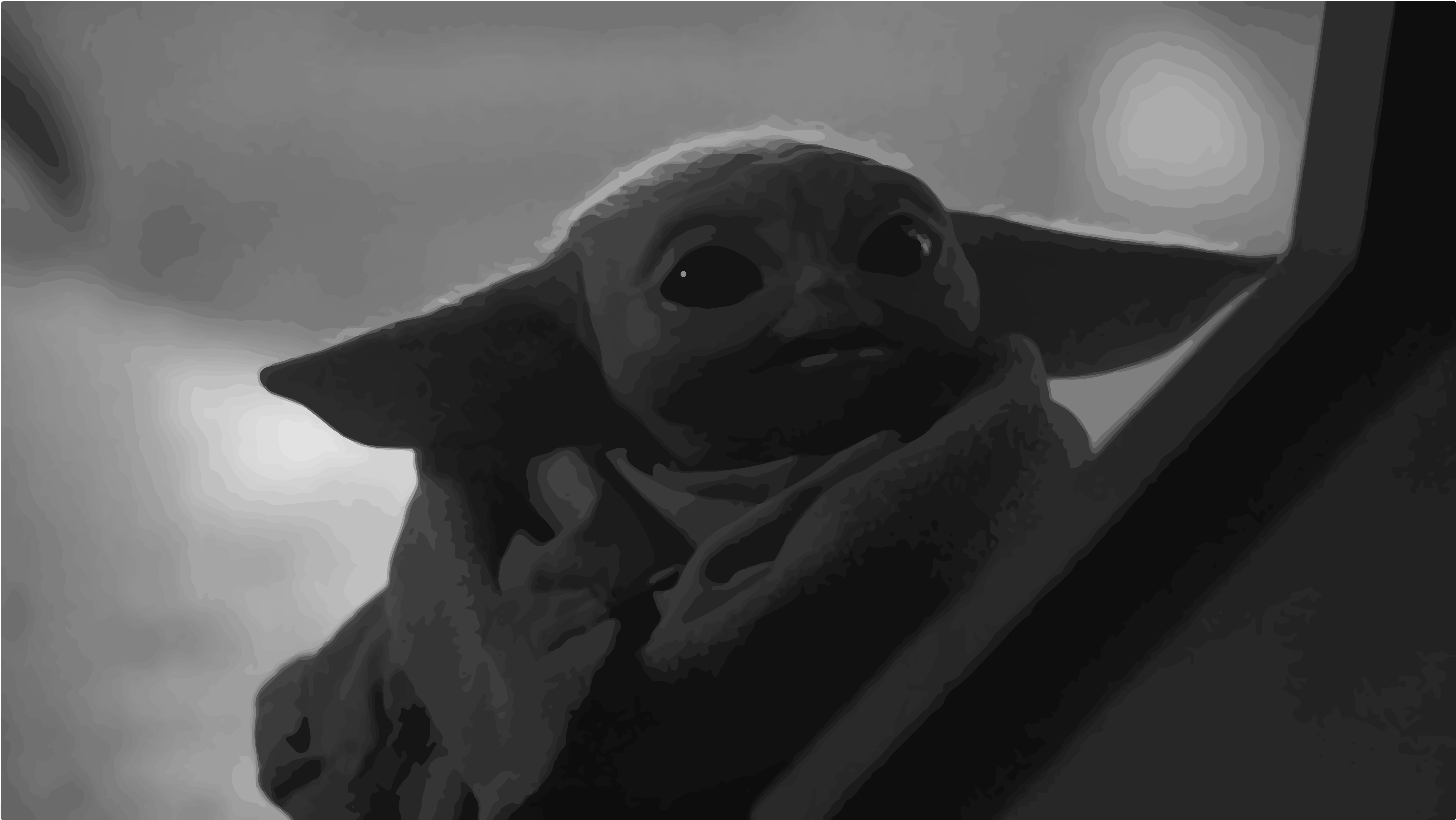 Cool Baby Yoda Minimalist Wallpapers