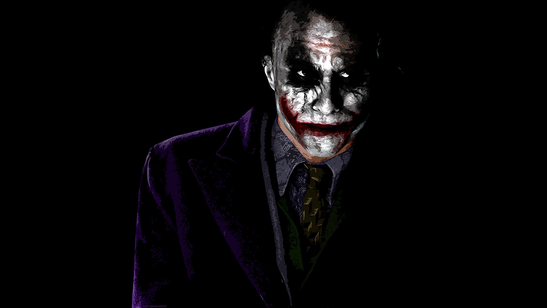 Creepy Joker 2020 Minimal Wallpapers