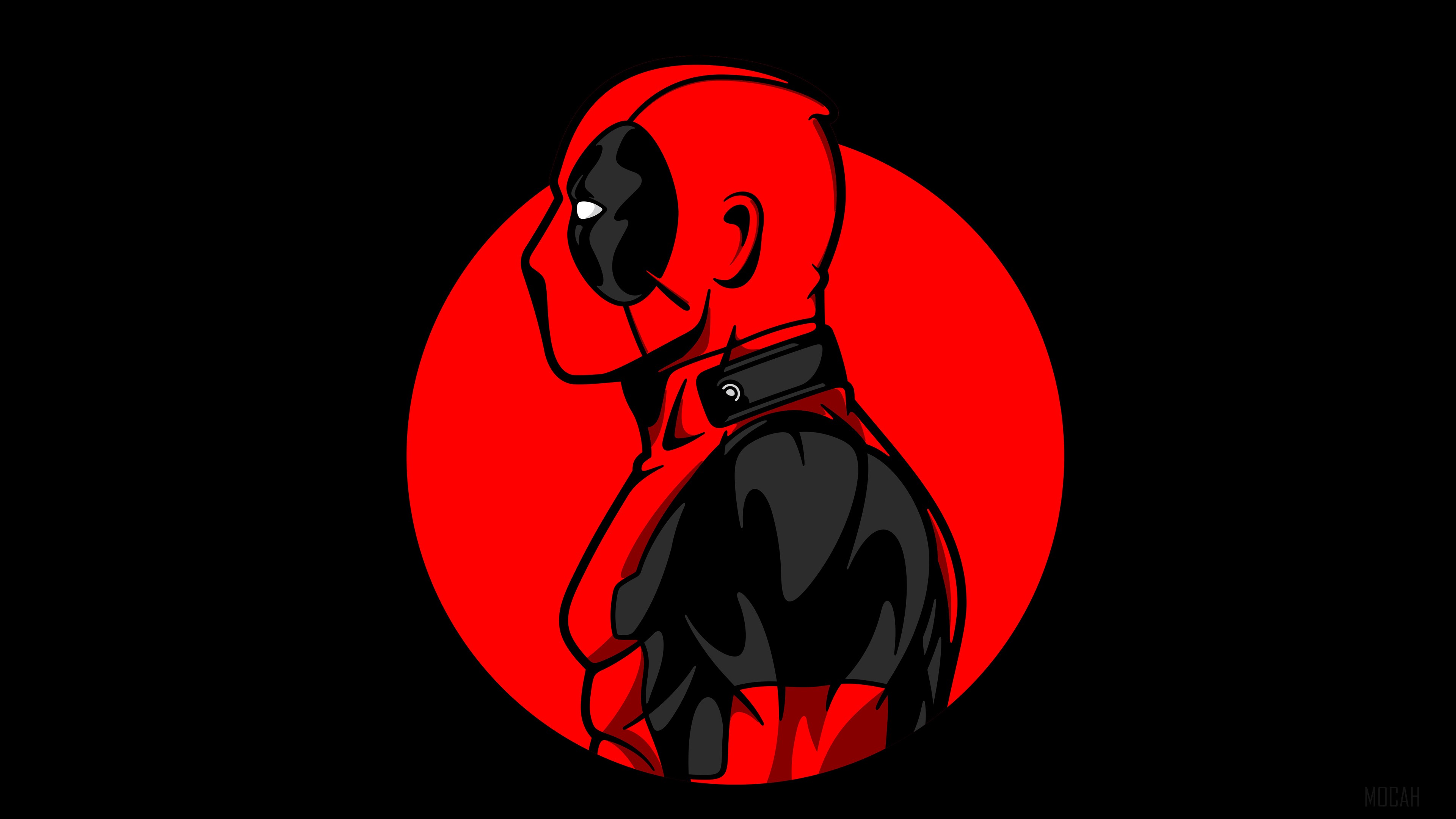 Deadpool Flat Digital Art Wallpapers