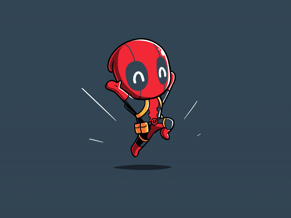 Deadpool Minimal Art Wallpapers