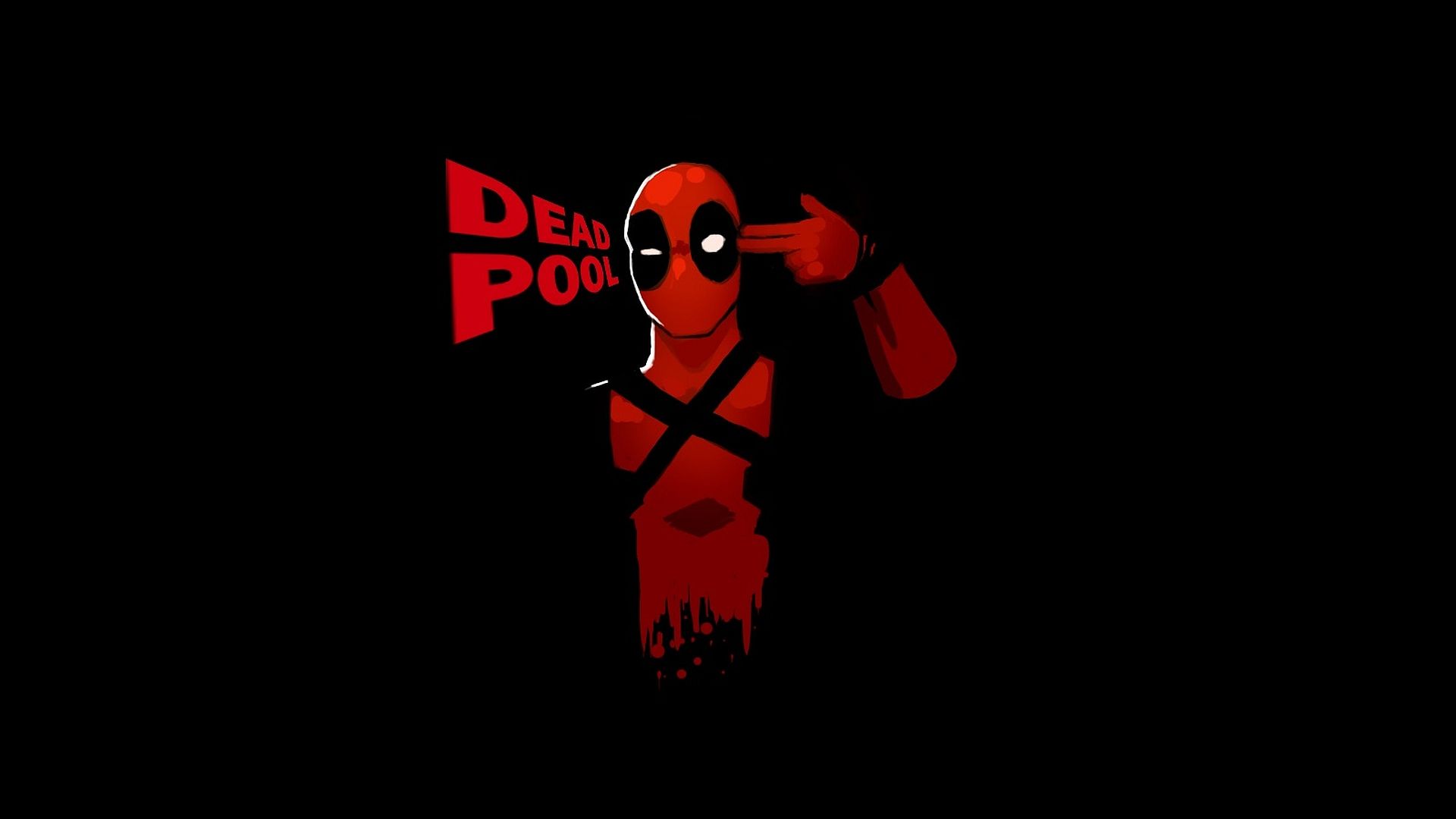 Deadpool Minimal Art Wallpapers