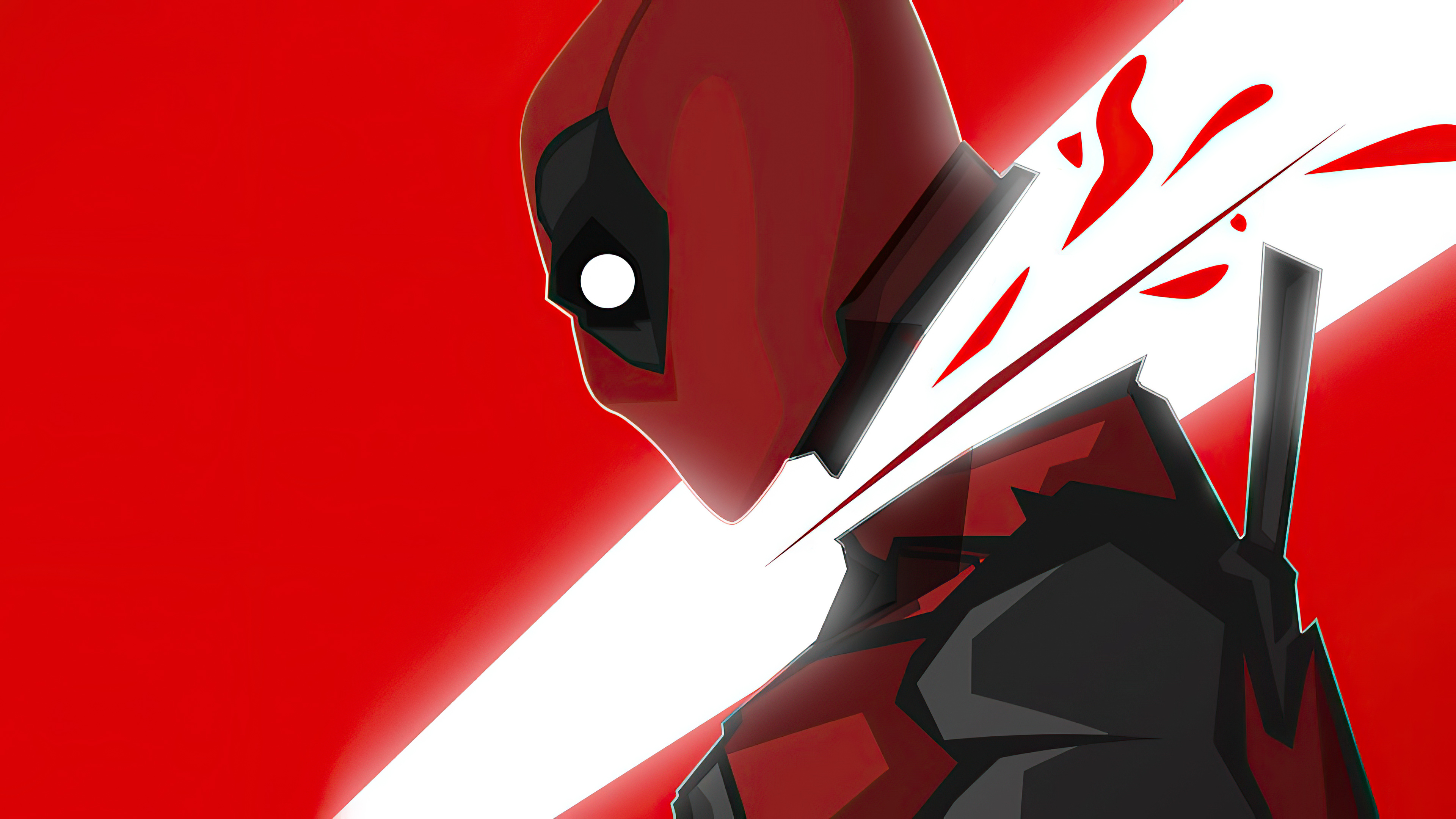 Deadpool Minimal Art Wallpapers