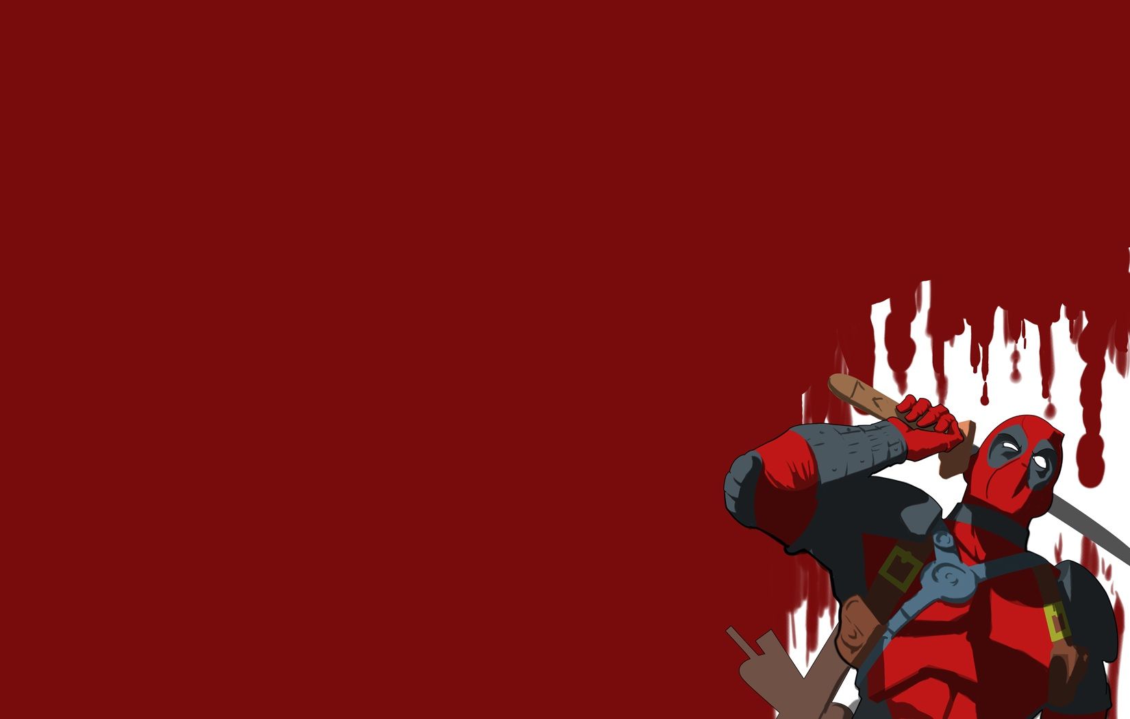 Deadpool Minimal Art Wallpapers