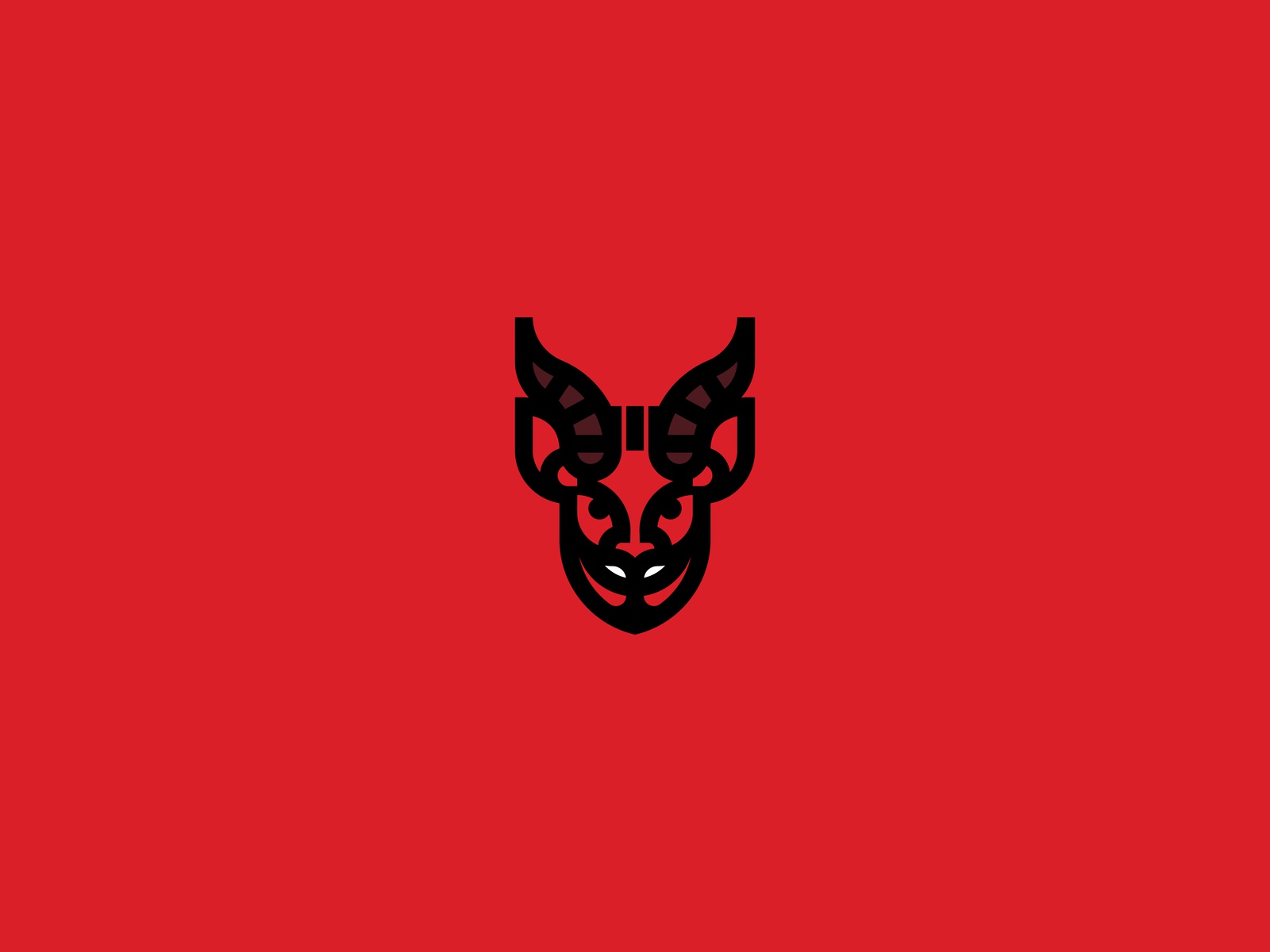 Devil Logo Minimalism Wallpapers