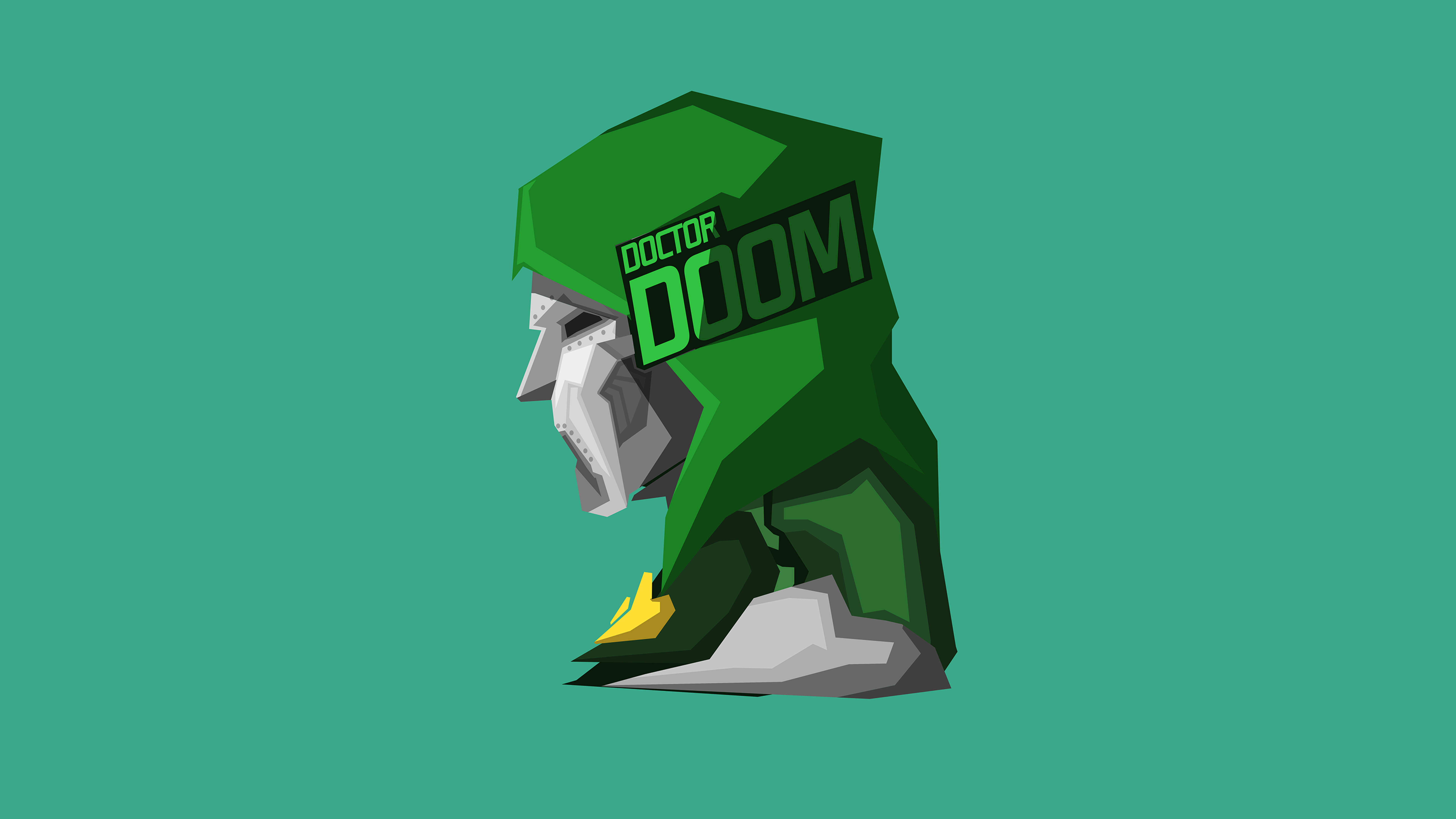 Doctor Doom Minimalism Wallpapers