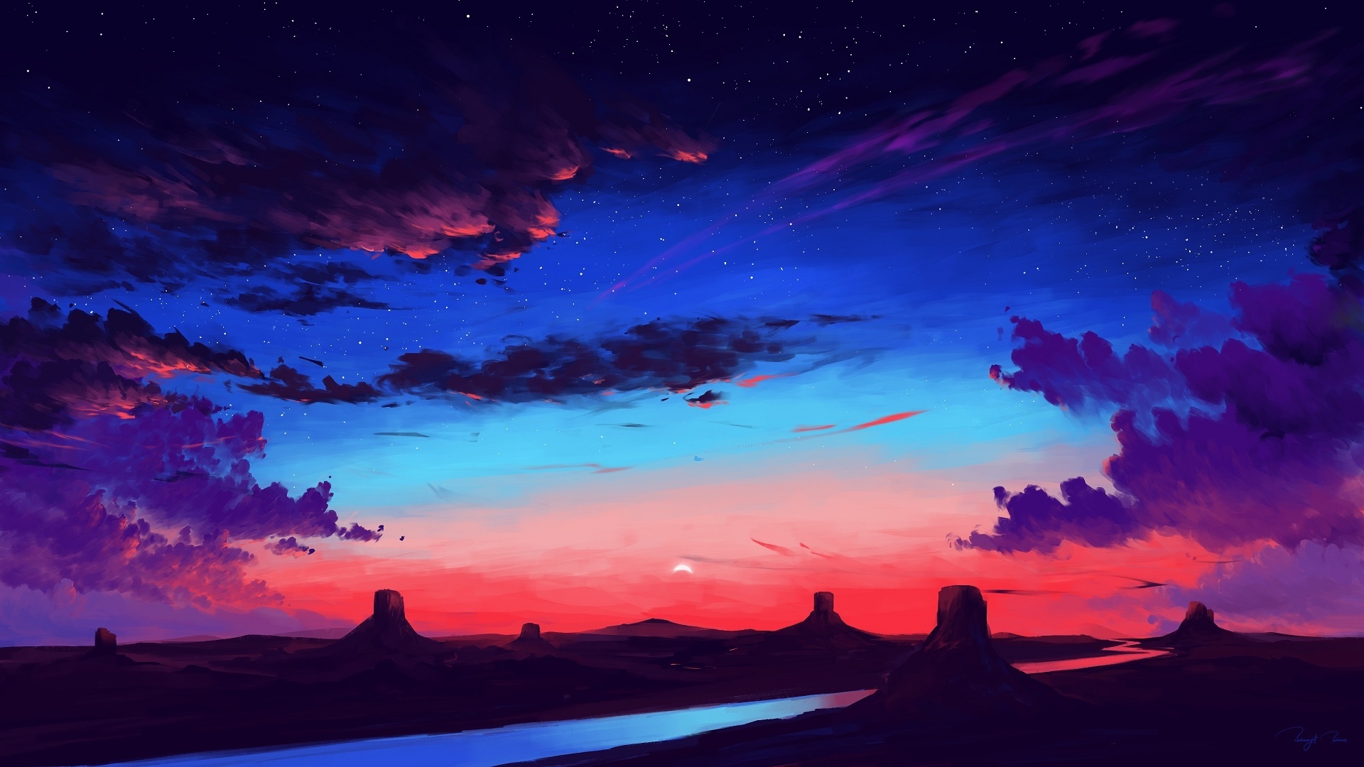 Dusk Art Wallpapers