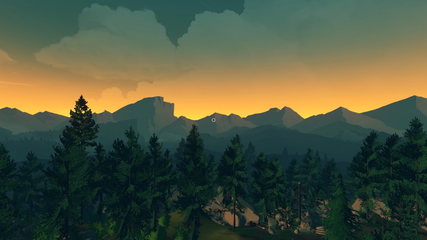 Firewatch Sunrise Minimal Wallpapers