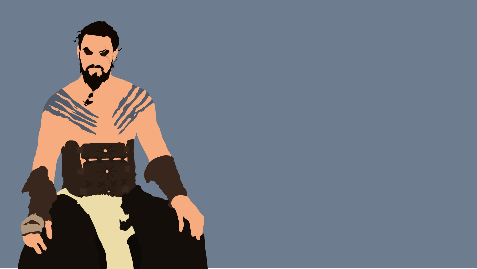 Game Of Thrones Khal Drogo Artwork Minimalism Wallpapers