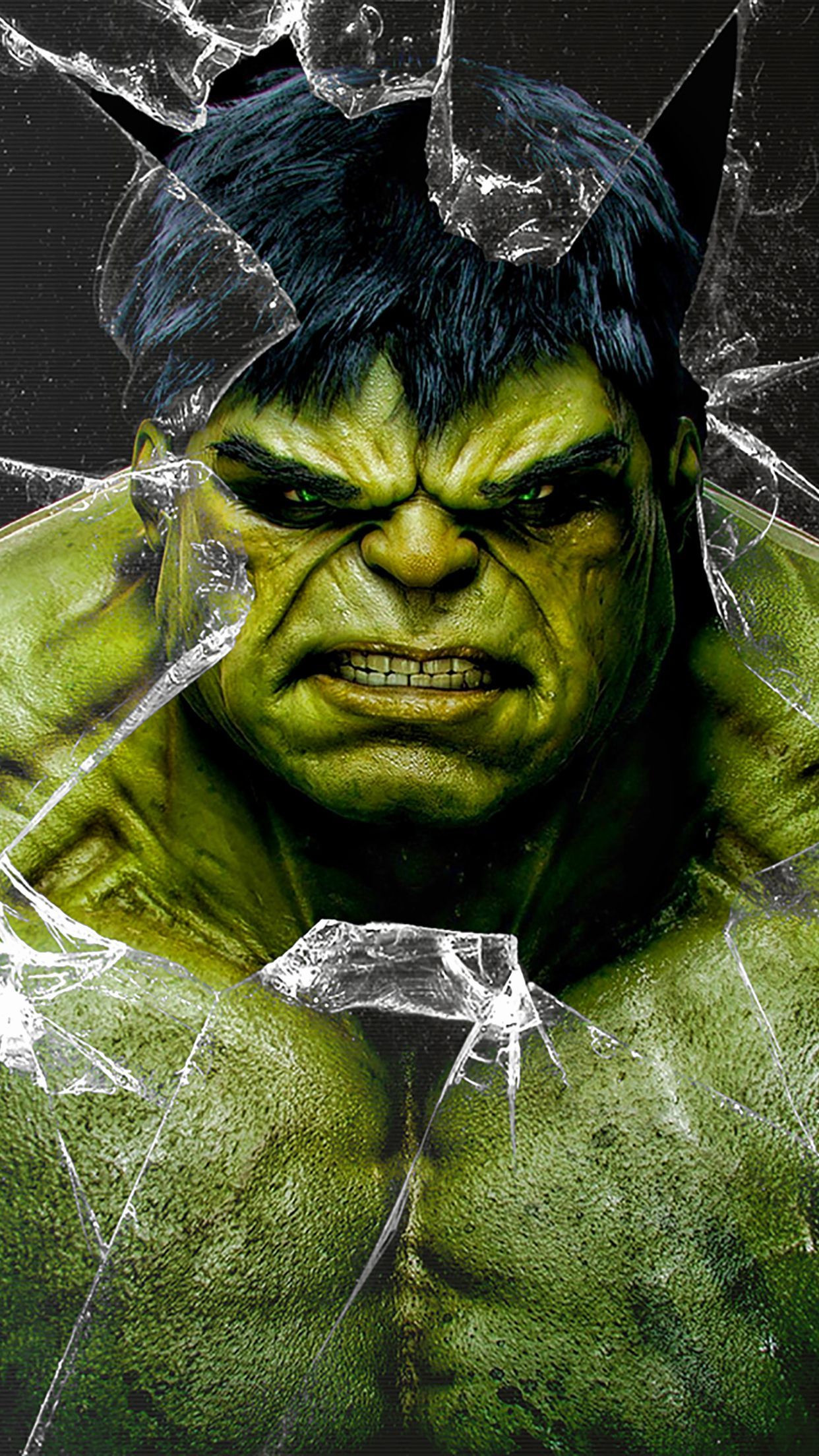 Hulk 4K Minimal Art Wallpapers