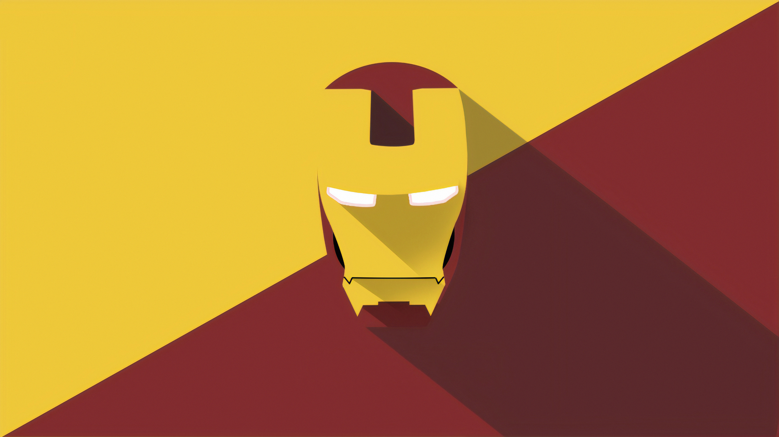 Iron Man Mask Minimal Wallpapers