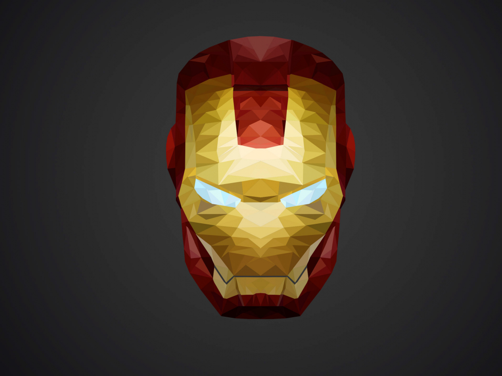 Iron Man Mask Minimal Wallpapers