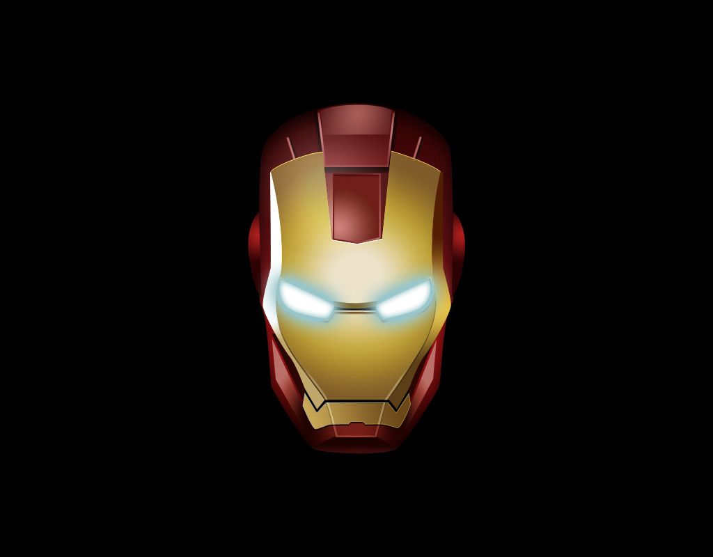 Iron Man Mask Minimal Wallpapers