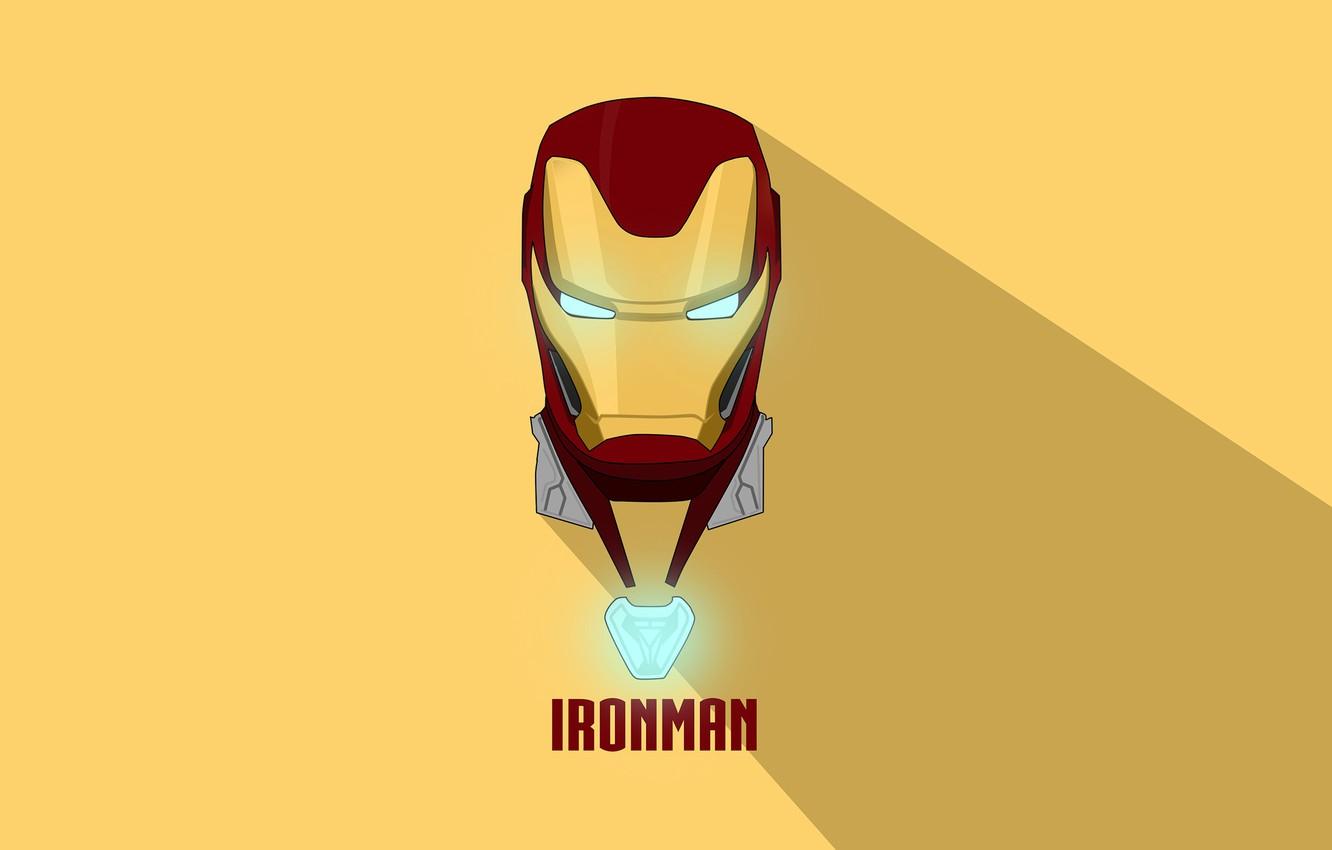 Iron Man Mask Minimal Wallpapers