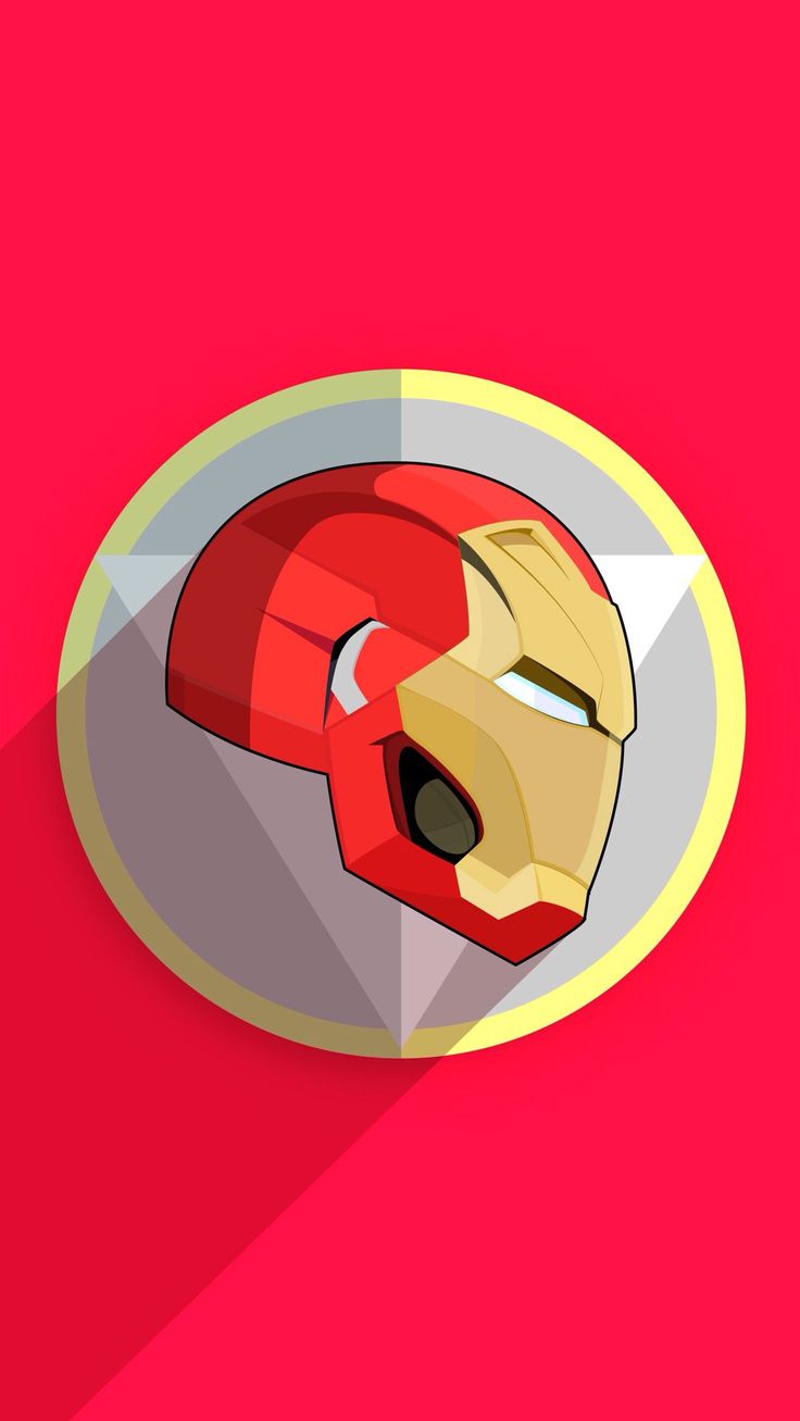 Iron Man Mask Minimal Wallpapers