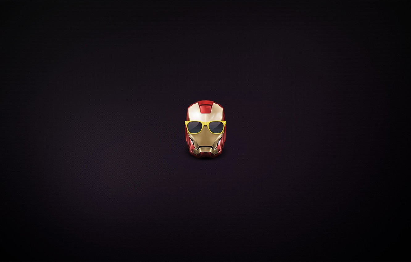 Iron Man Mask Minimal Wallpapers