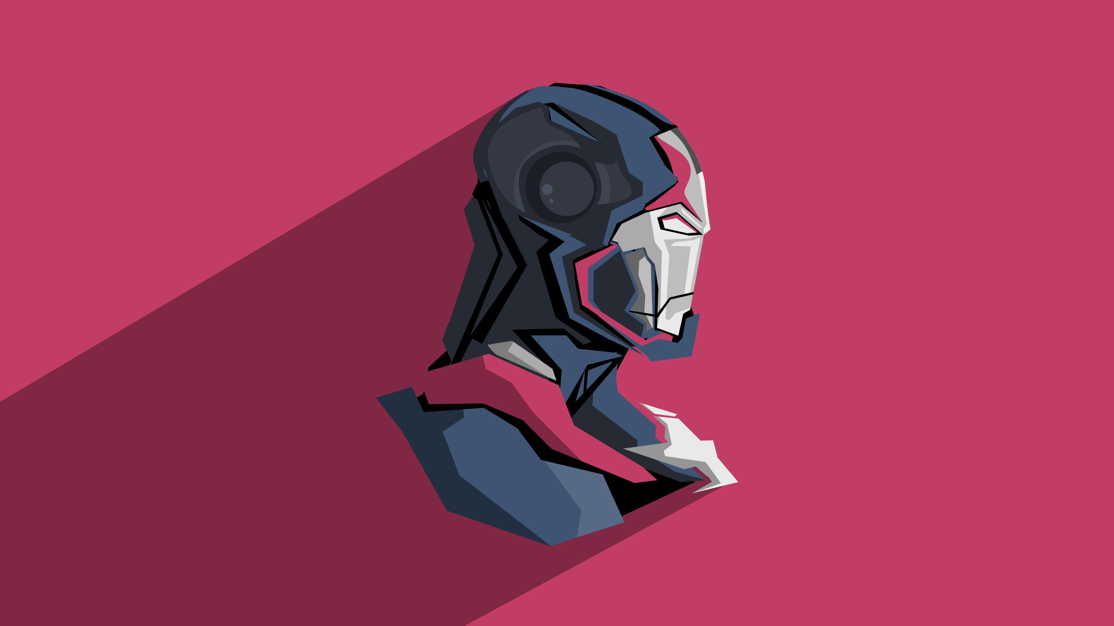 Iron Man Mask Minimal Wallpapers