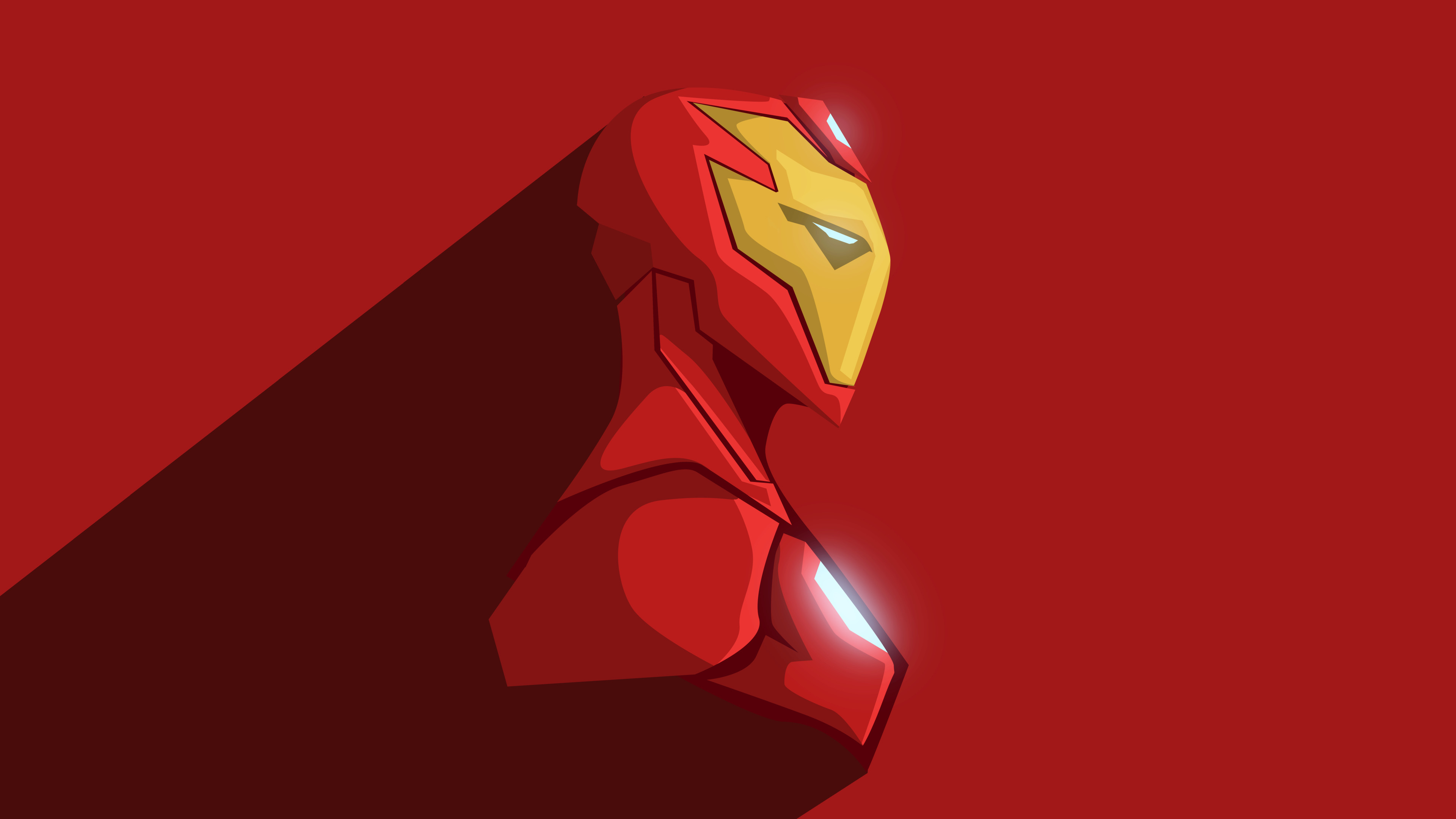 Iron Man Mask Minimal Wallpapers