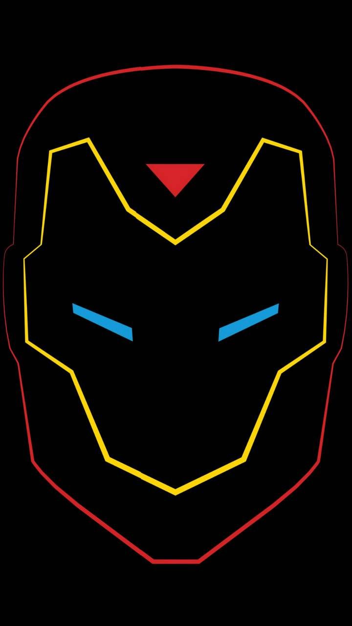 Iron Man Mask Minimal Wallpapers