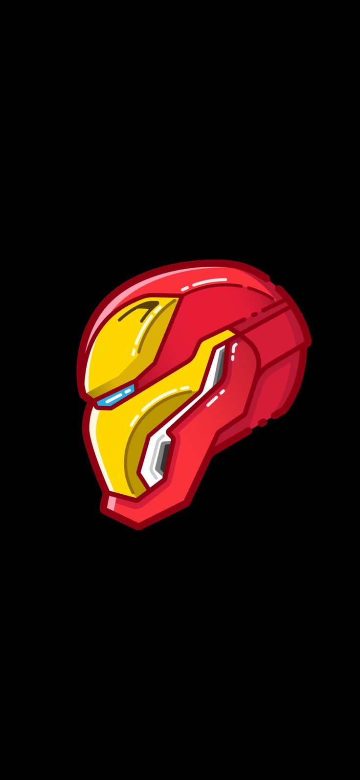 Iron Man Mask Minimal Wallpapers