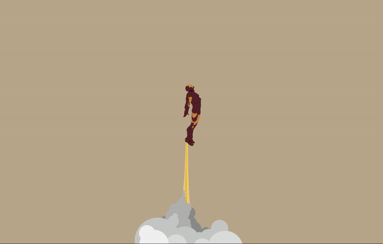 Iron Man Minimalism 2 Wallpapers