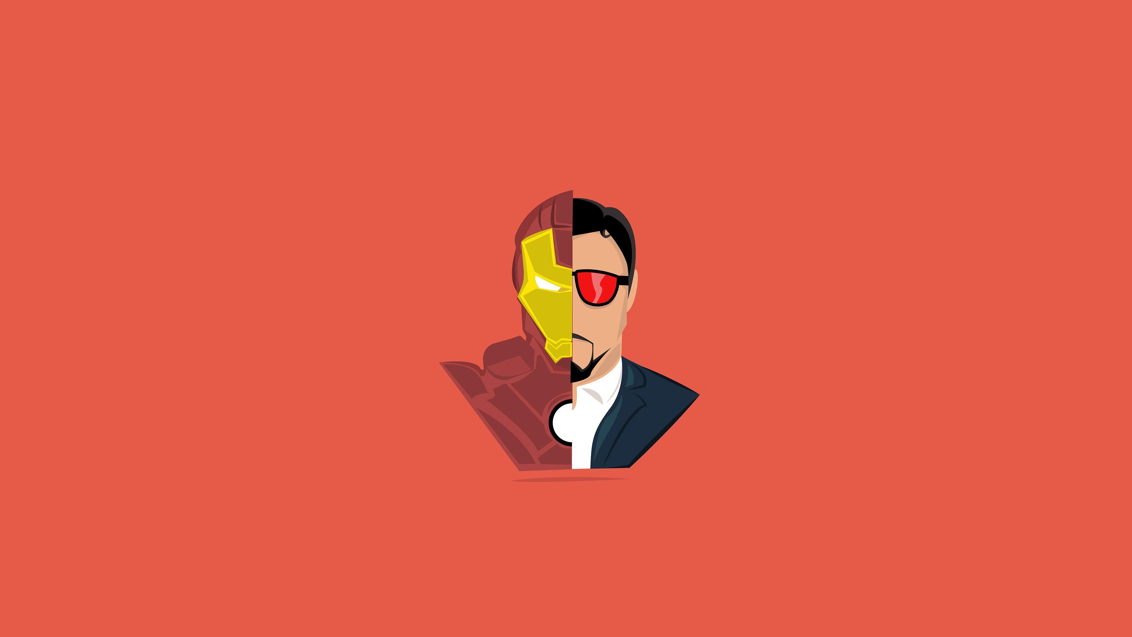 Iron Man Minimalism 2 Wallpapers