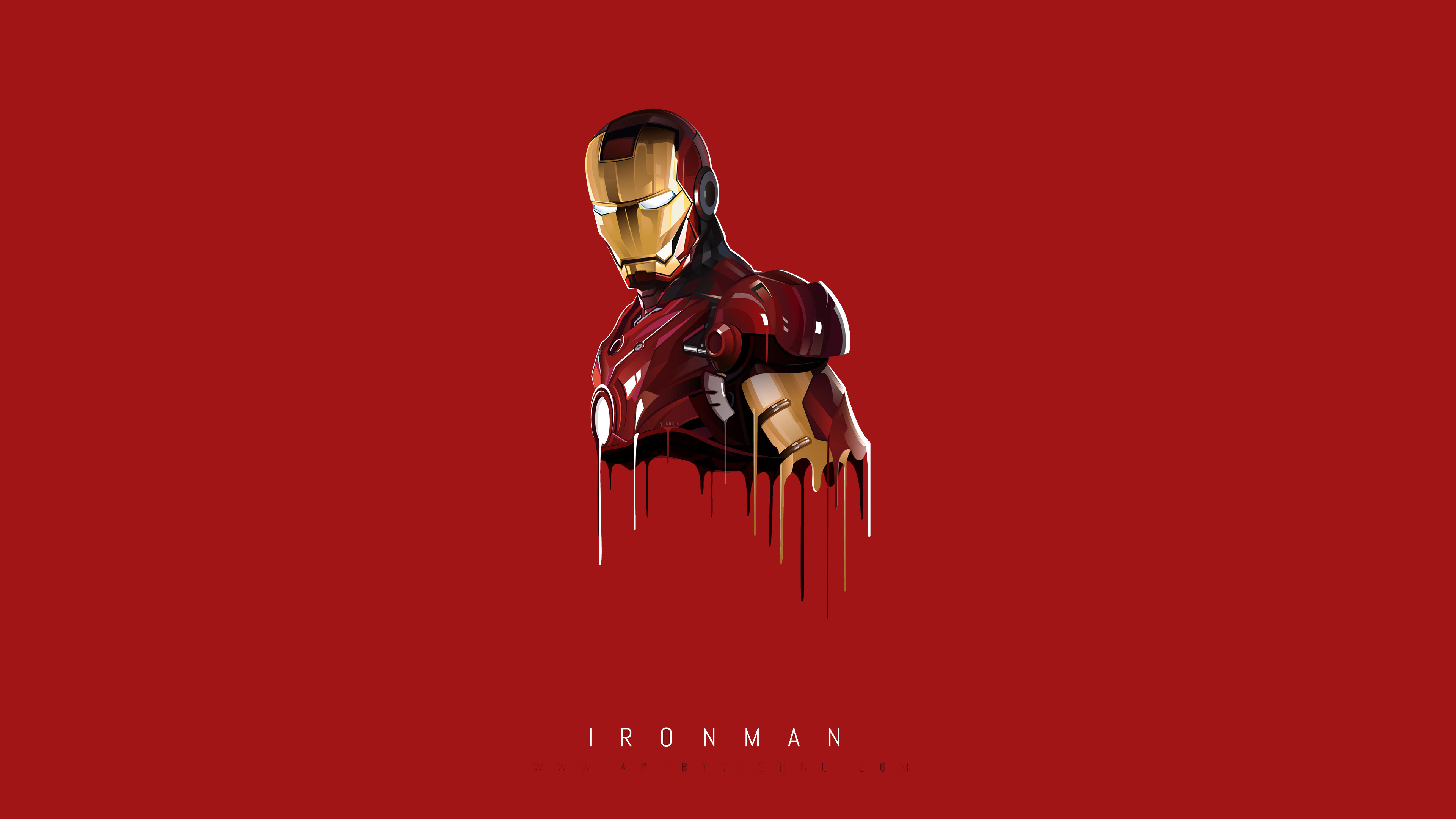 Iron Man Minimalism 2 Wallpapers