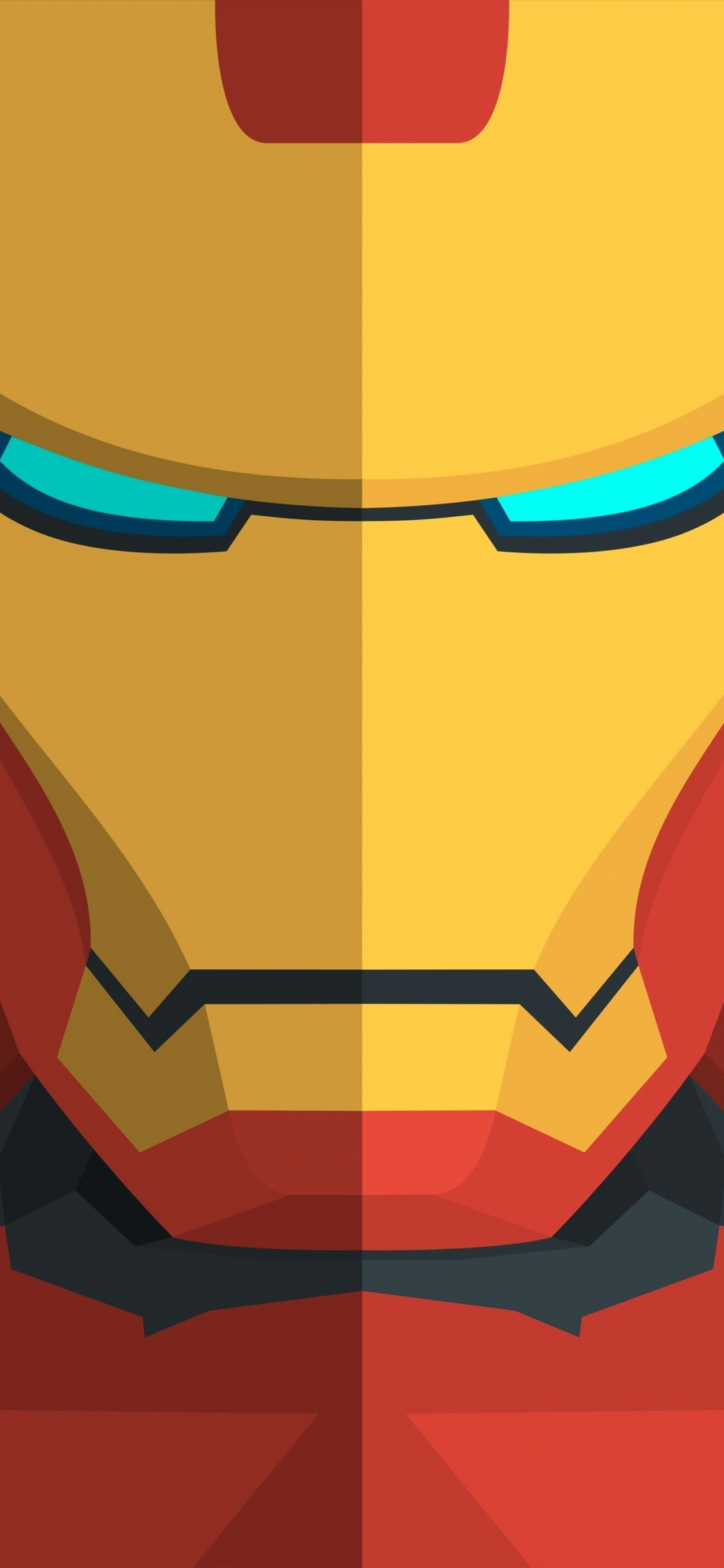 Ironman Flat Minimal Artwork Wallpapers