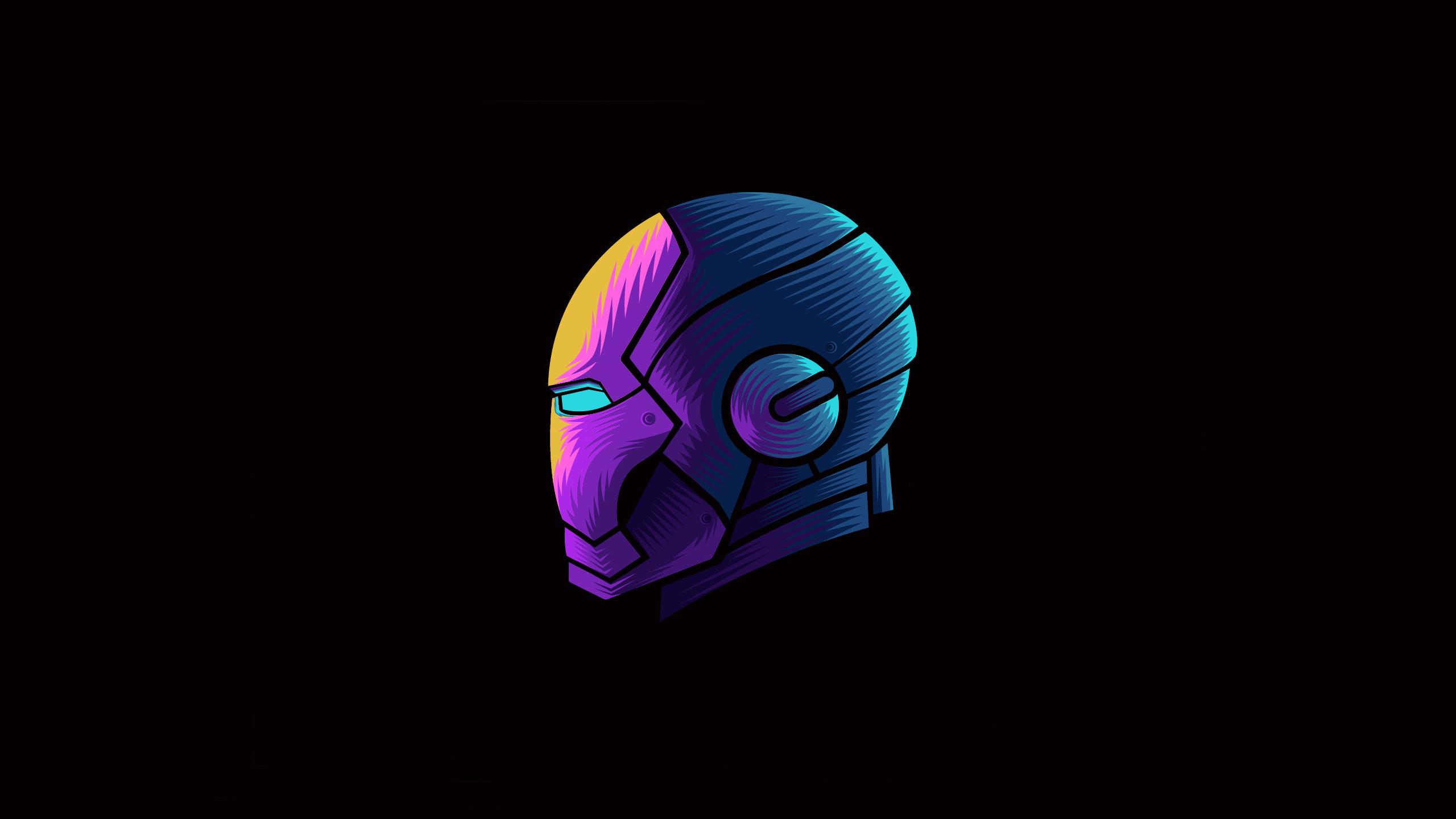 Ironman Flat Minimal Artwork Wallpapers