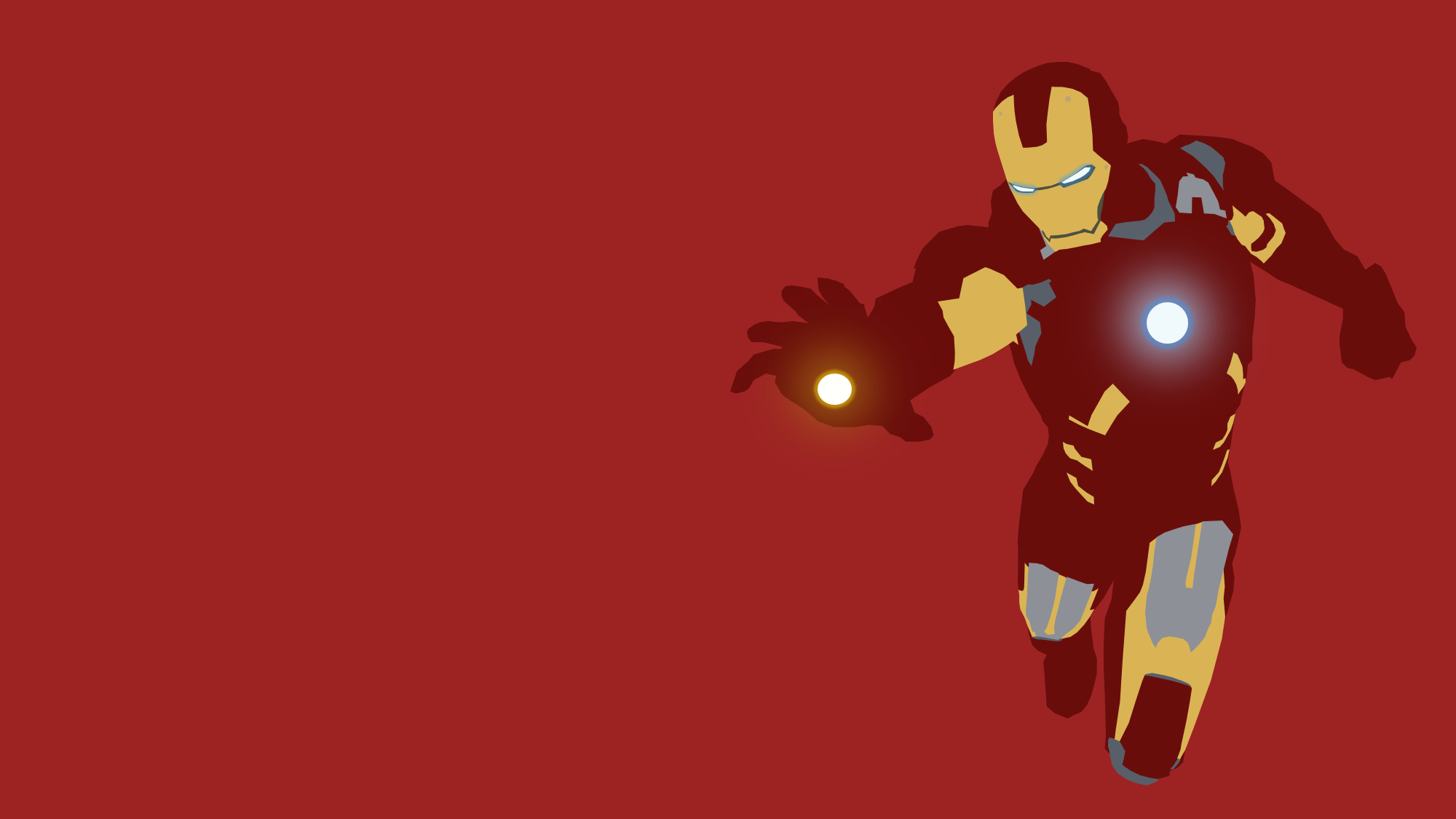 Ironman Flat Minimal Artwork Wallpapers