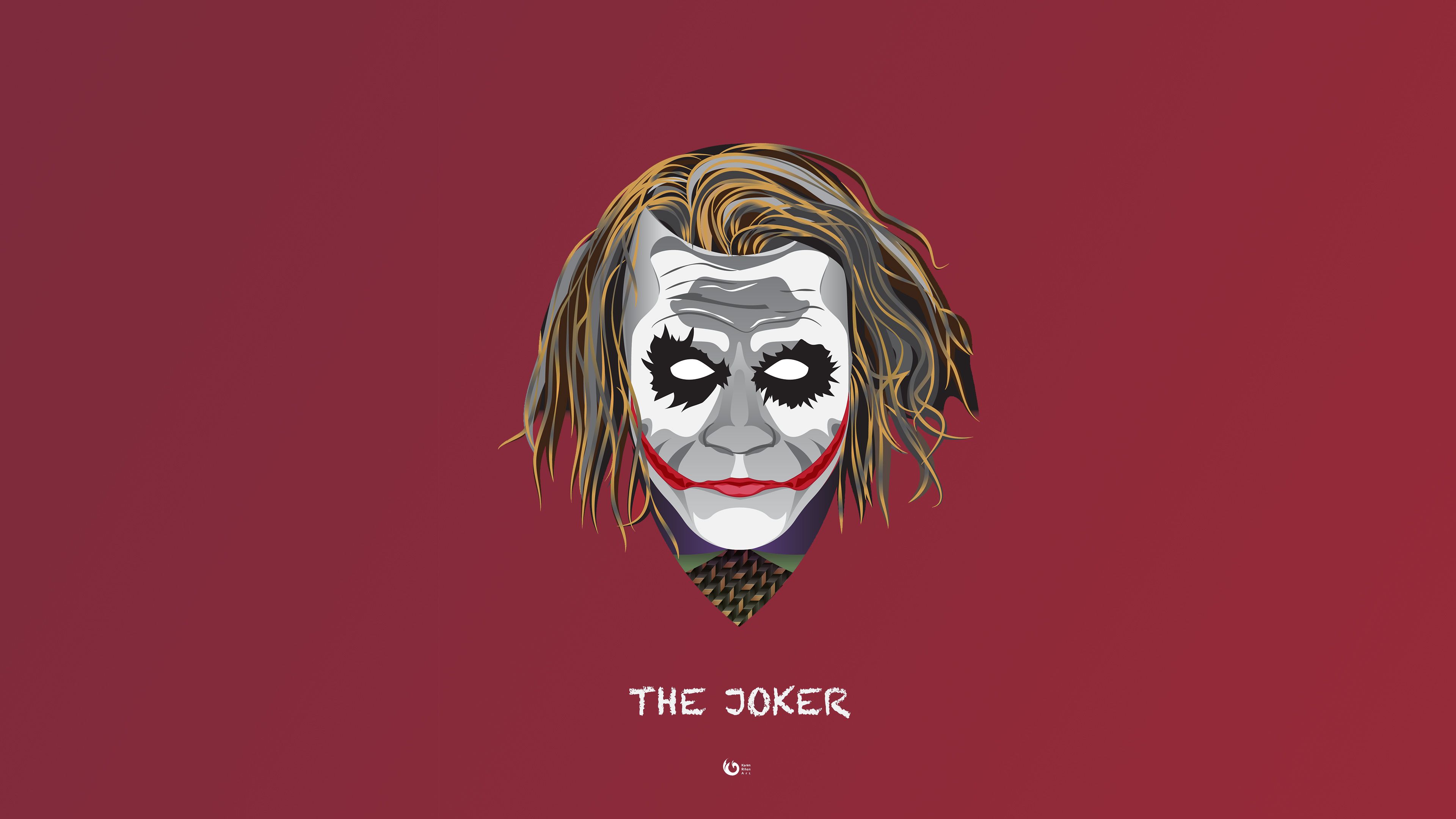 Joker Cool Minimal 4K Art 2021 Wallpapers