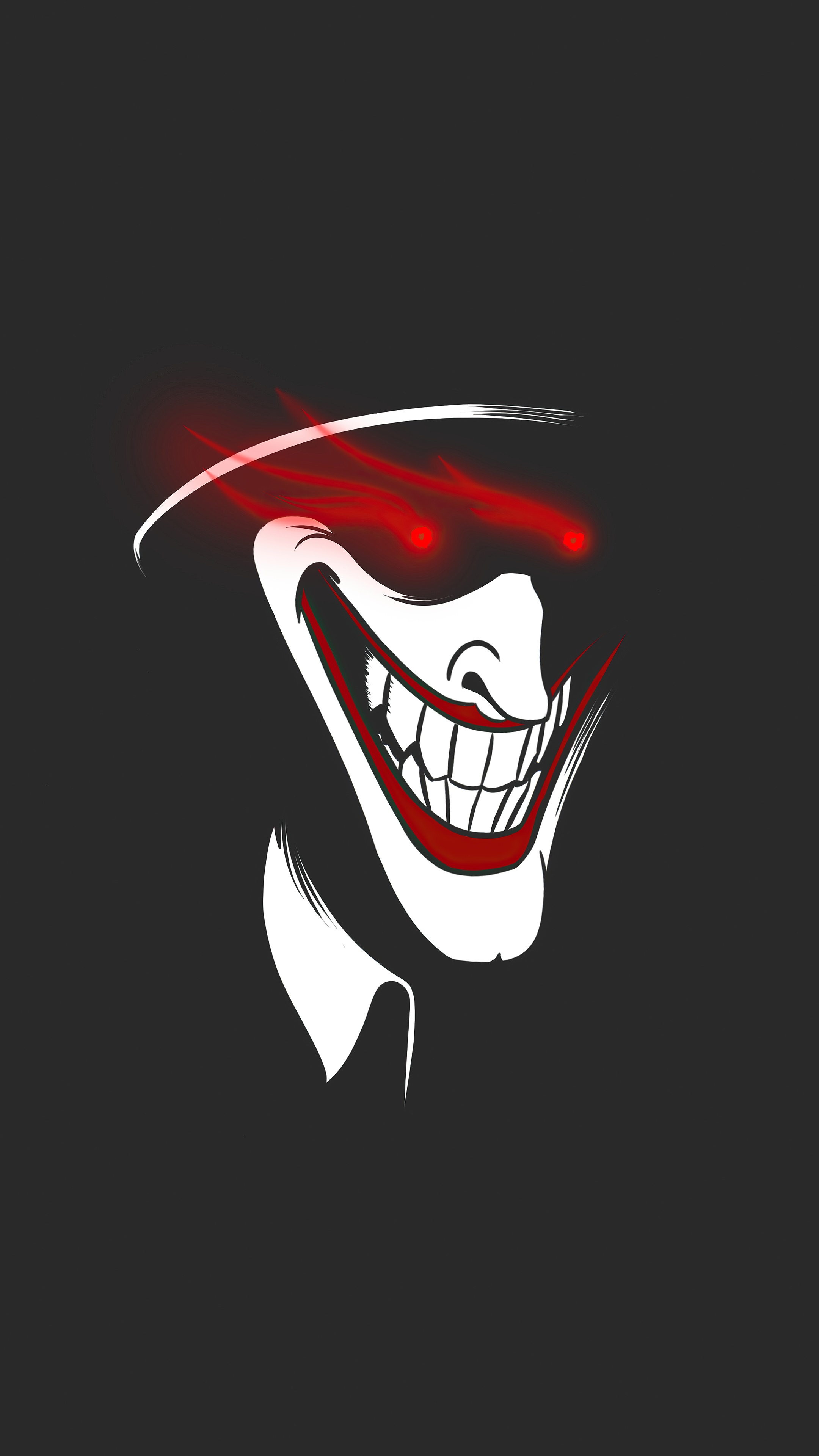 Joker Minimalist Smiling Wallpapers