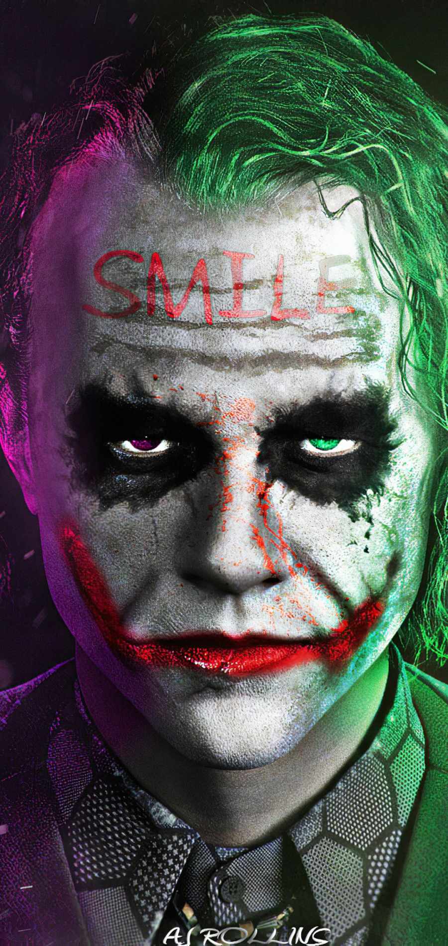 Joker Minimalist Smiling Wallpapers