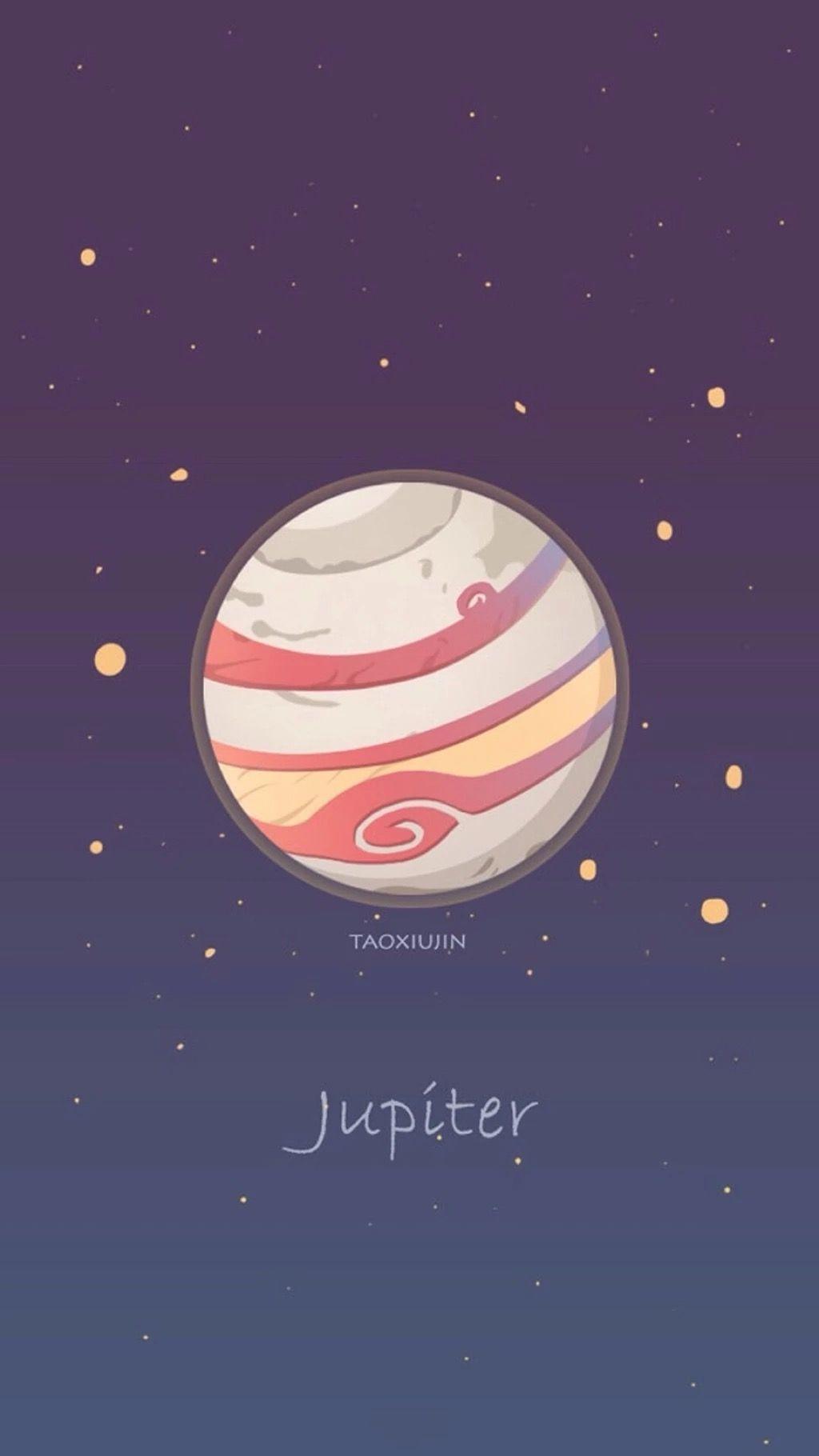 Jupiter Minimalist Wallpapers