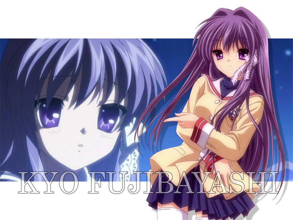 Kyou Fujibayashi Minimal Wallpapers