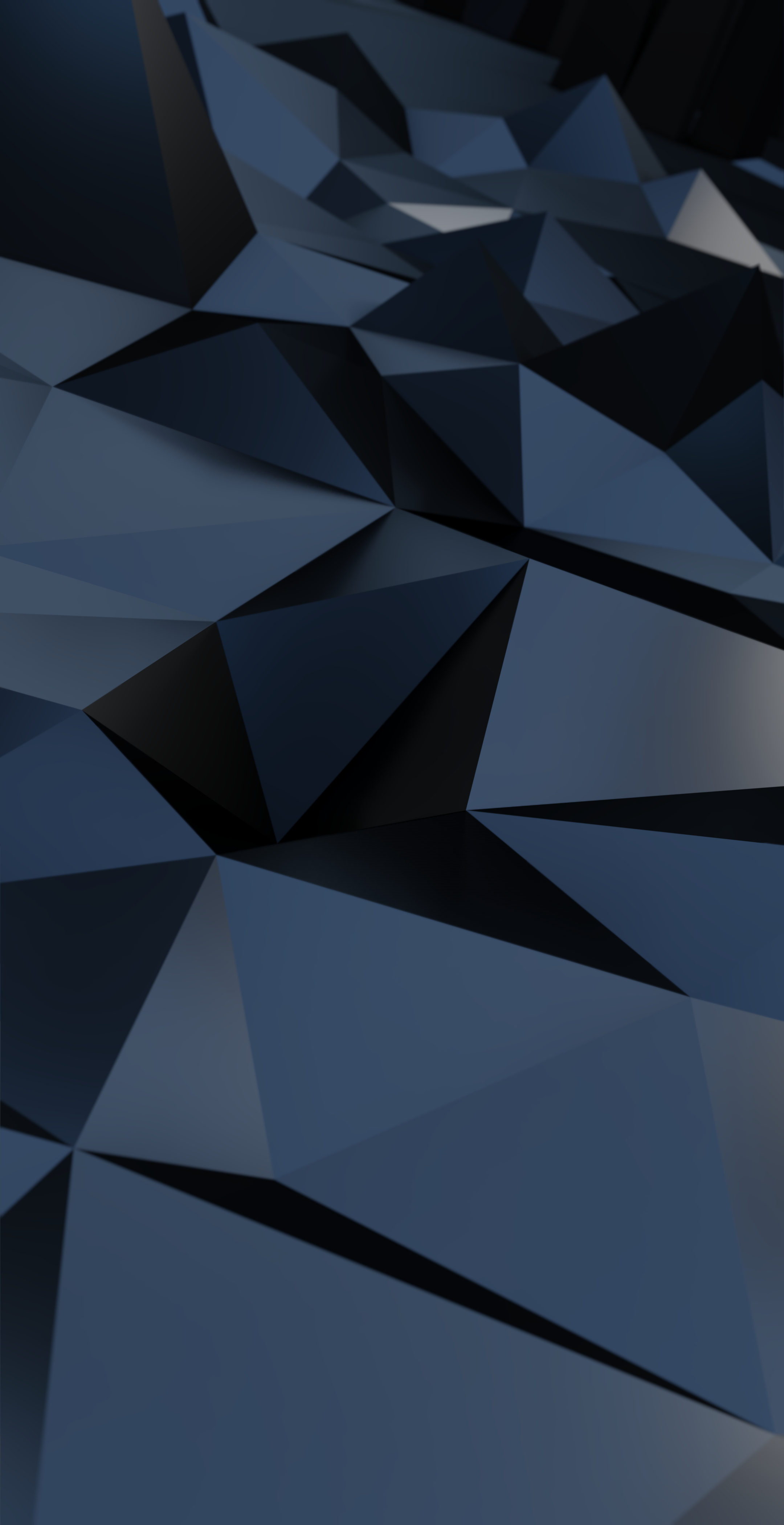 Low Poly Blue Geometry Artwork Wallpapers